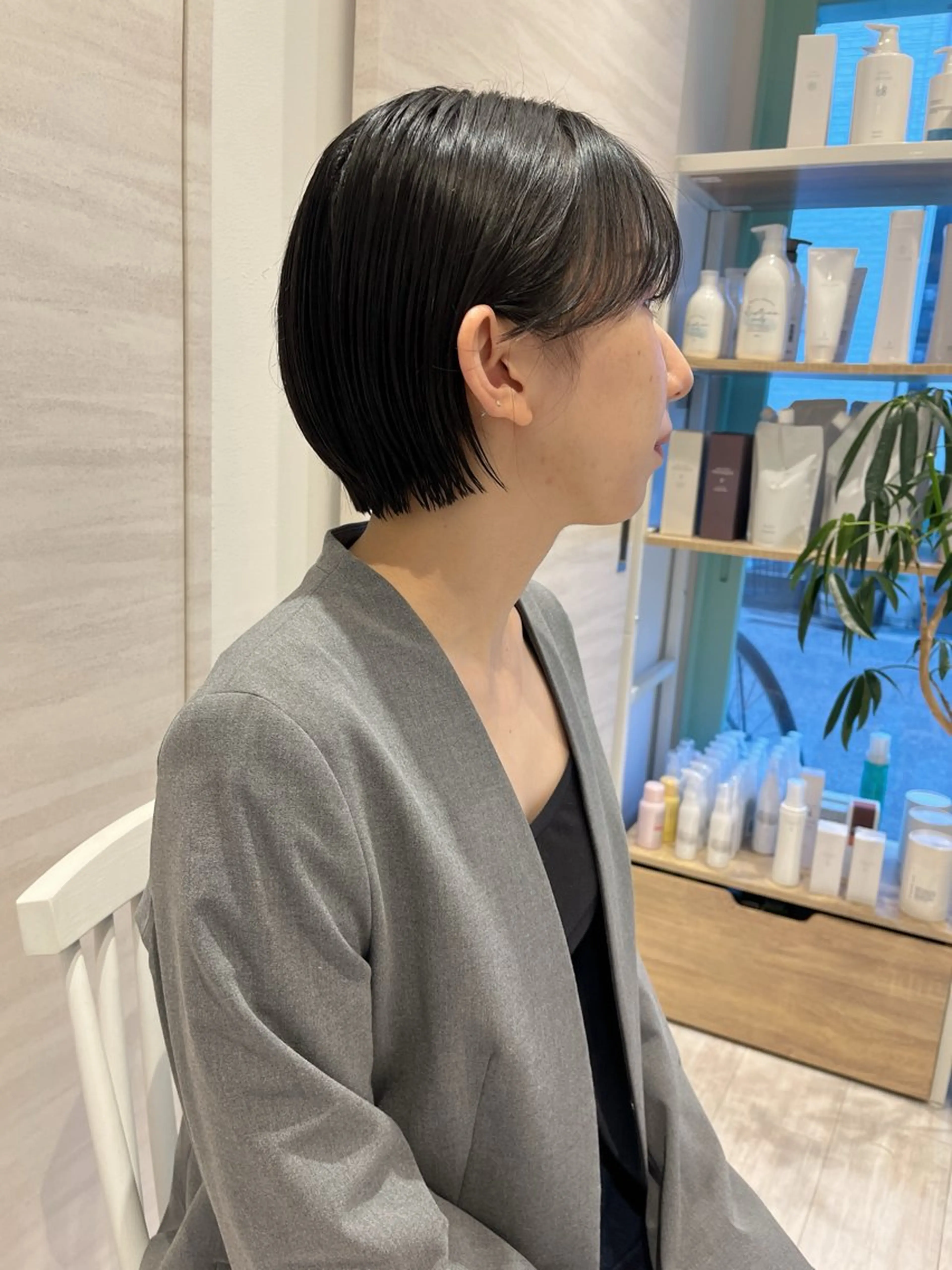 ショート カラー ボブ ショートヘア Chiho / 梅田 / ボブ/ パーマのヘアスタイル