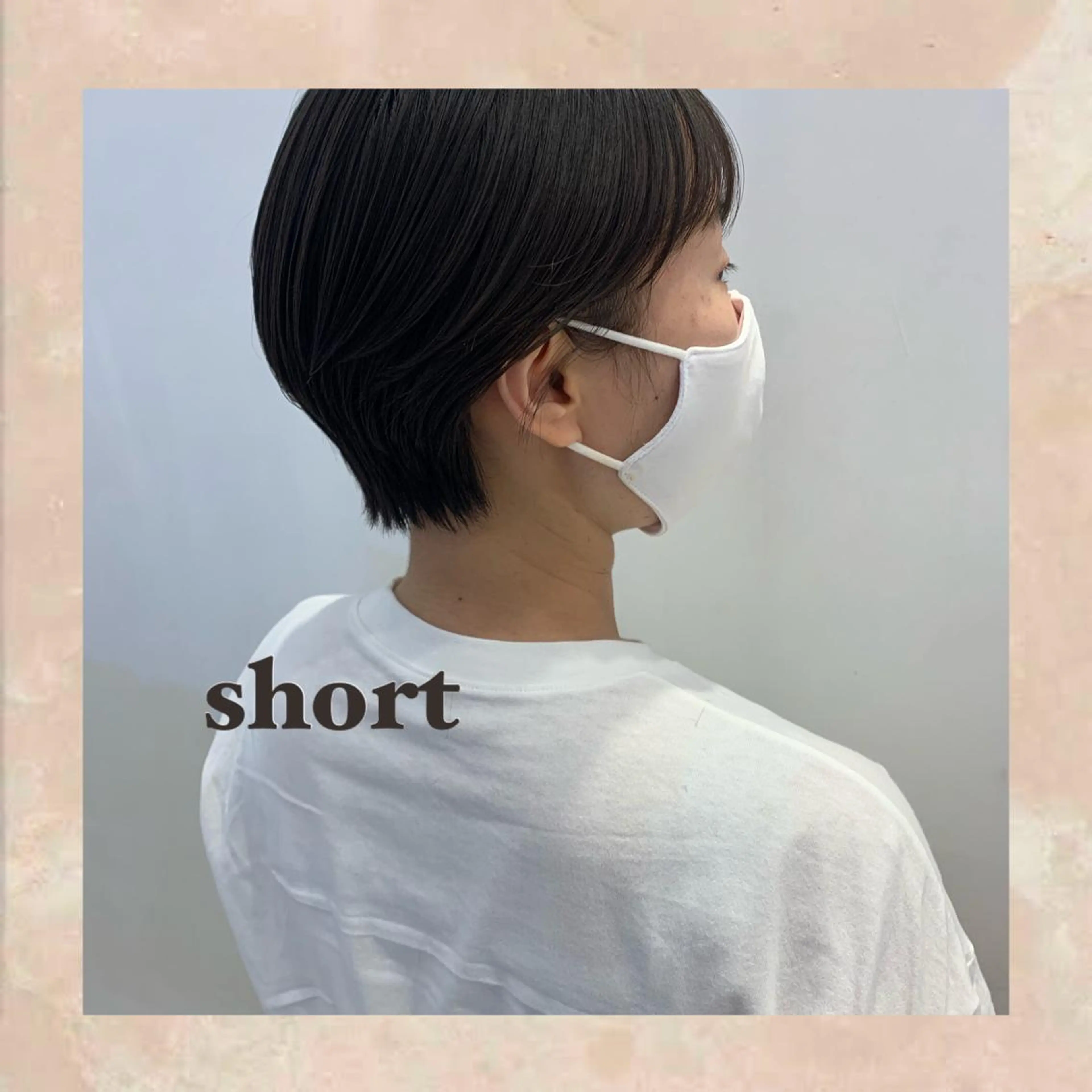 ショート ショートヘア 小顔カット apish 夏琳のヘアスタイル