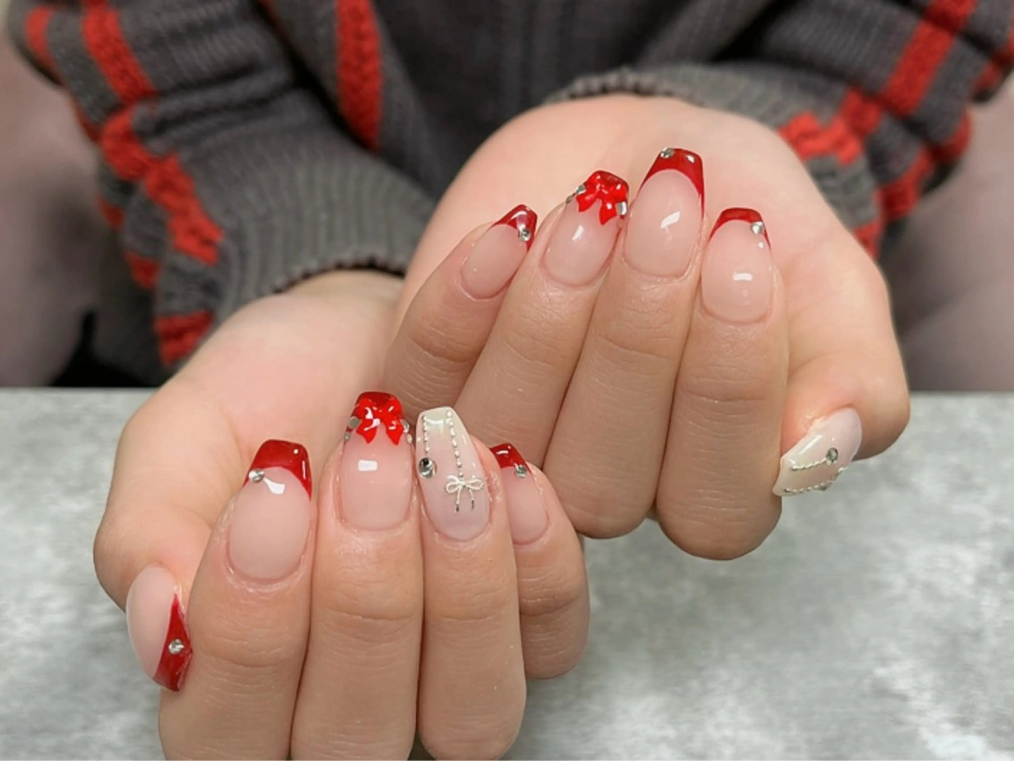 ネイル ハンドネイル Protea きぬがわ らむのネイルデザイン