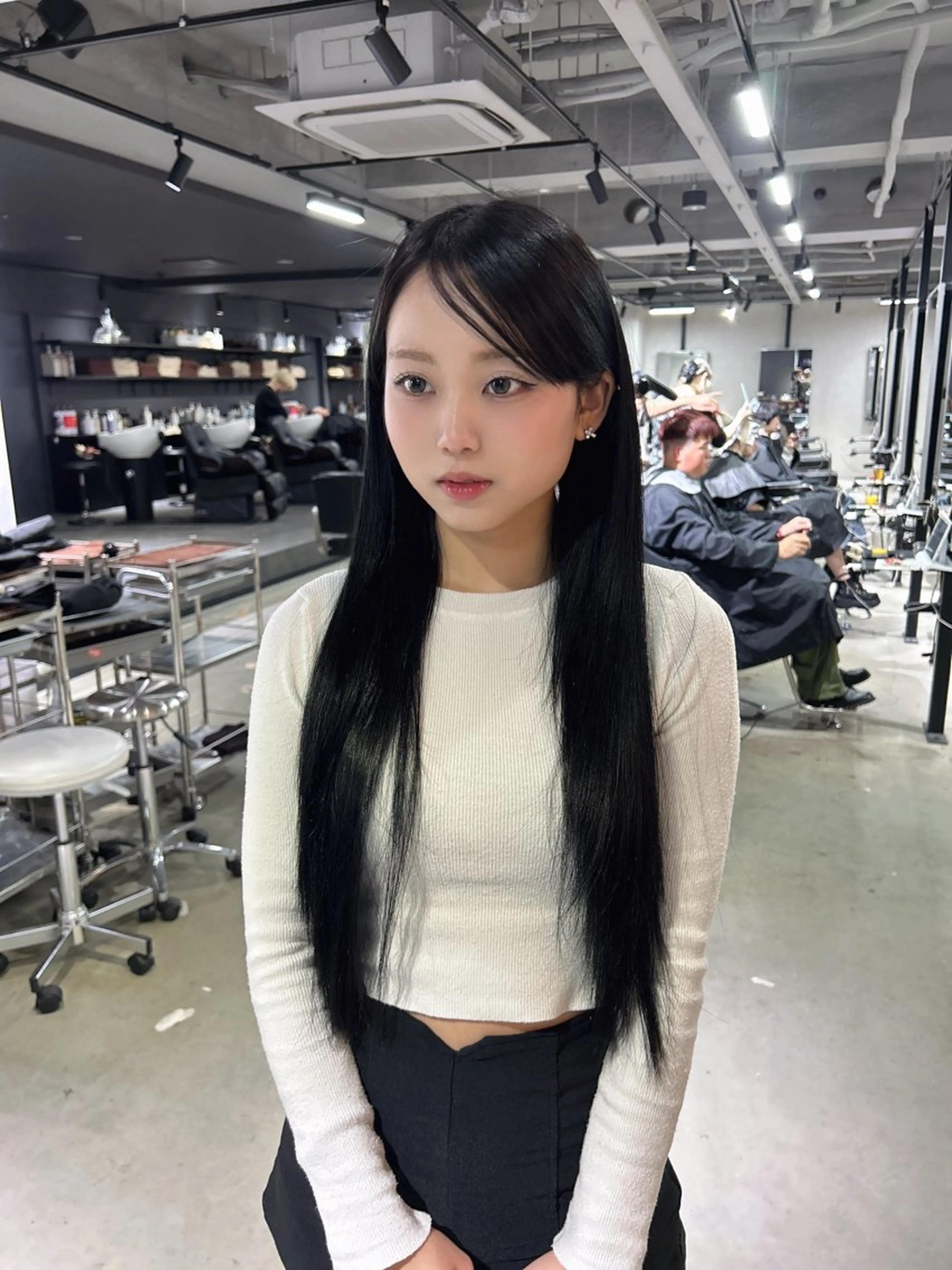 ロング カット ヘアカラー 縮毛矯正 髪質改善大阪/ 酸性縮毛矯正/ゆうとのヘアスタイル