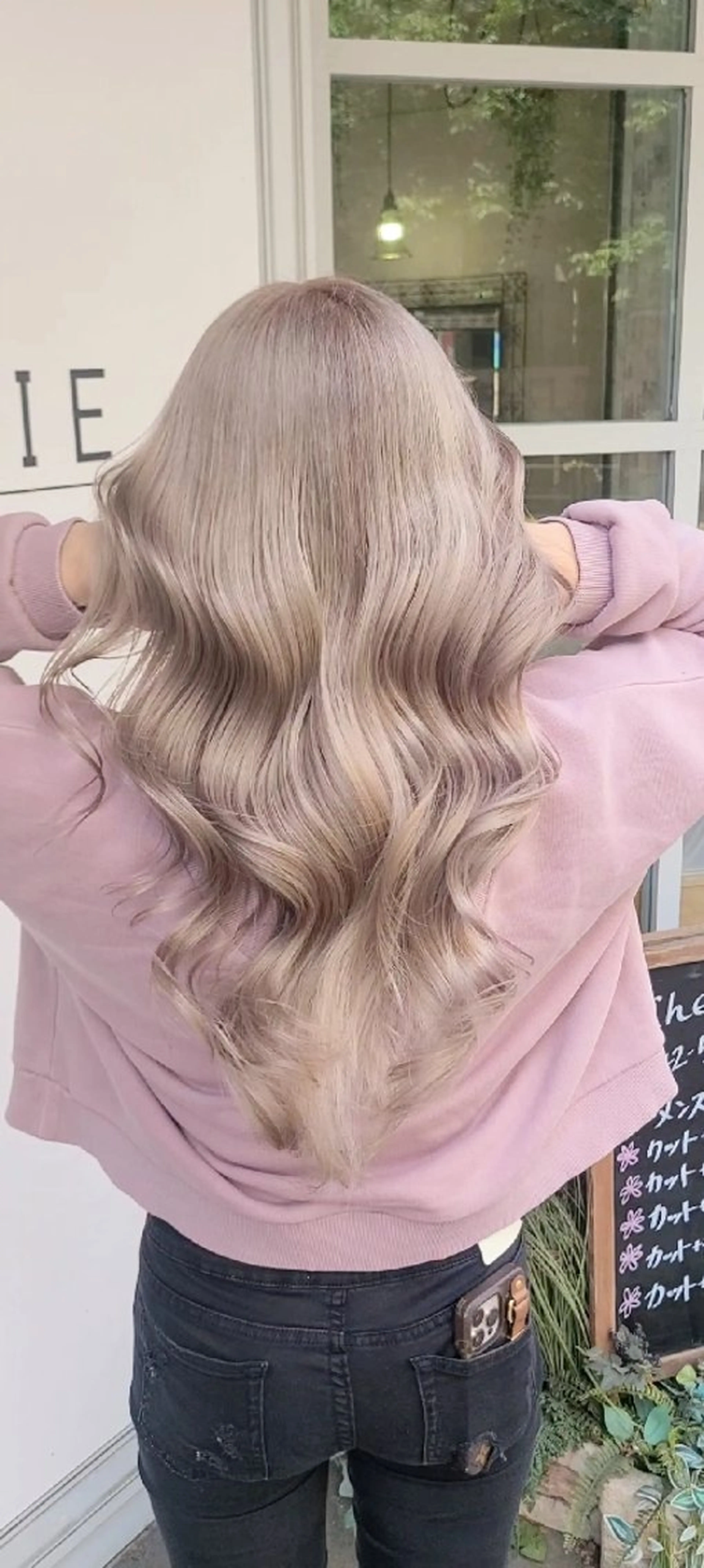 ロング ハイライト レイヤーカット ヘアカラー cherie所属・バレイヤージュ/ ハイライト/大内格のヘアスタイル