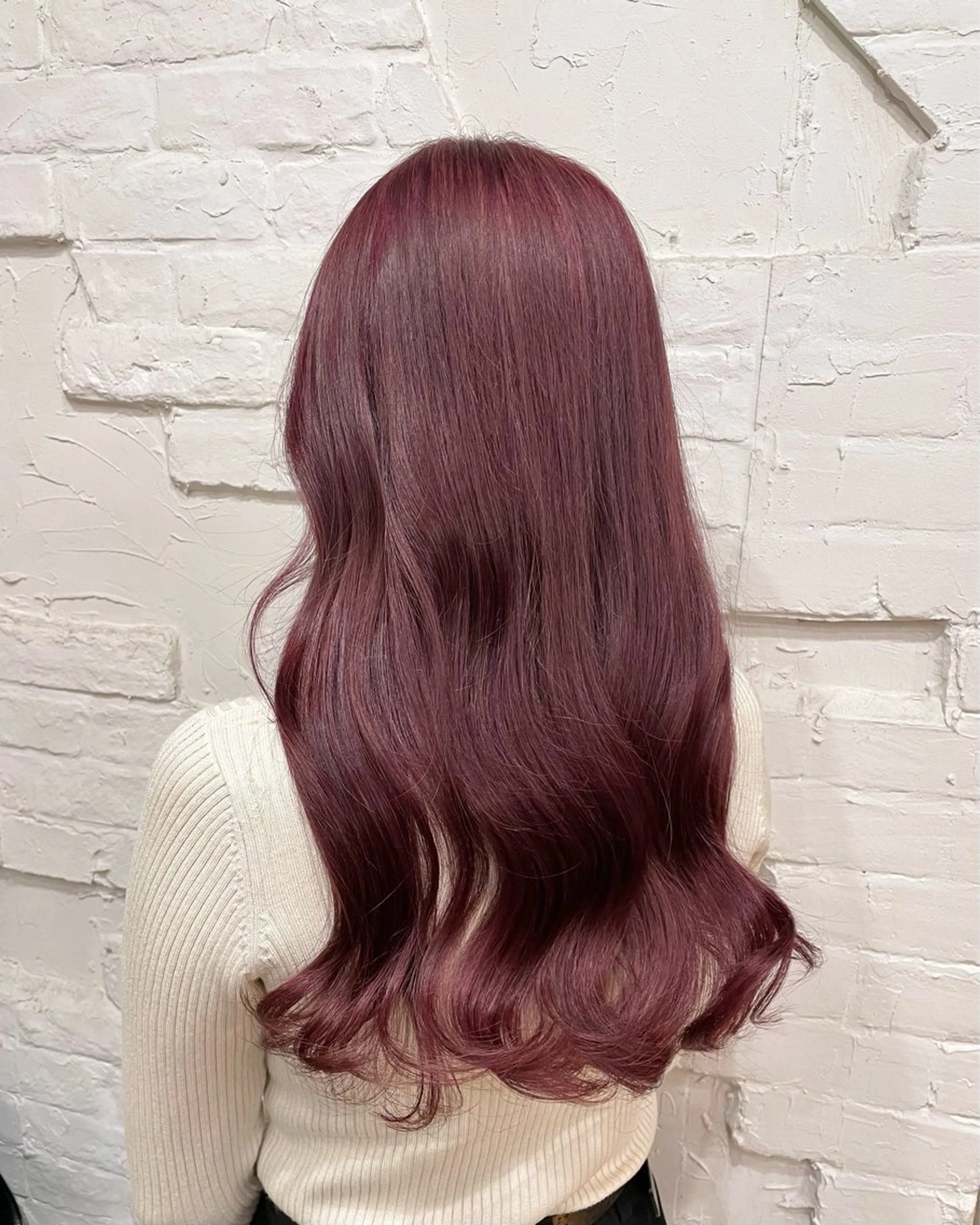 ロング カラー ヘアアレンジ ブリーチ ダブルカラー ブリーチなしカラー カット ヘアカラー トリートメント 【ピンク/韓国ヘア/ ヘアセット】亜海のヘアスタイル