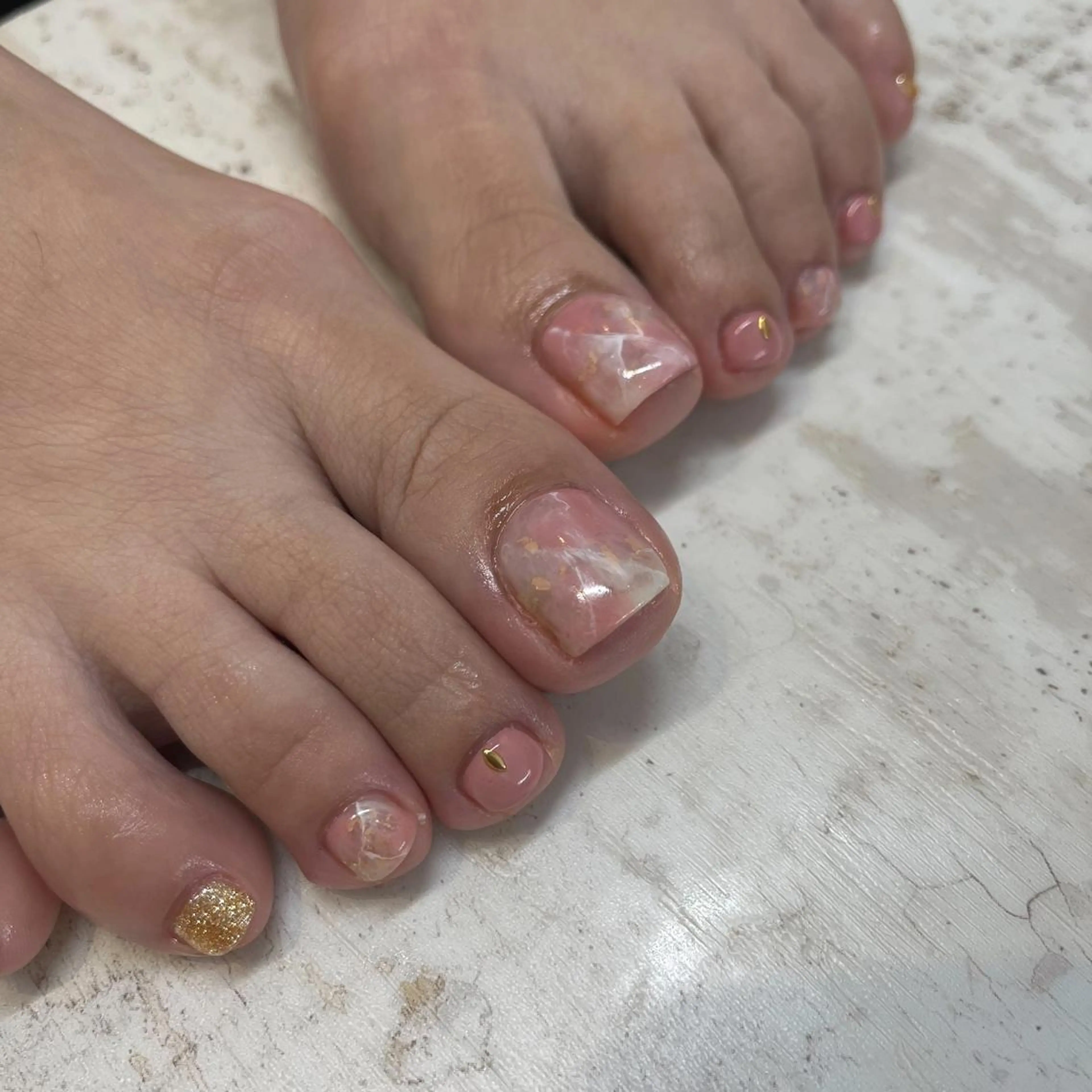 ネイル フットネイル 丁寧カウンセリング 個性派ネイルyukoのネイルデザイン