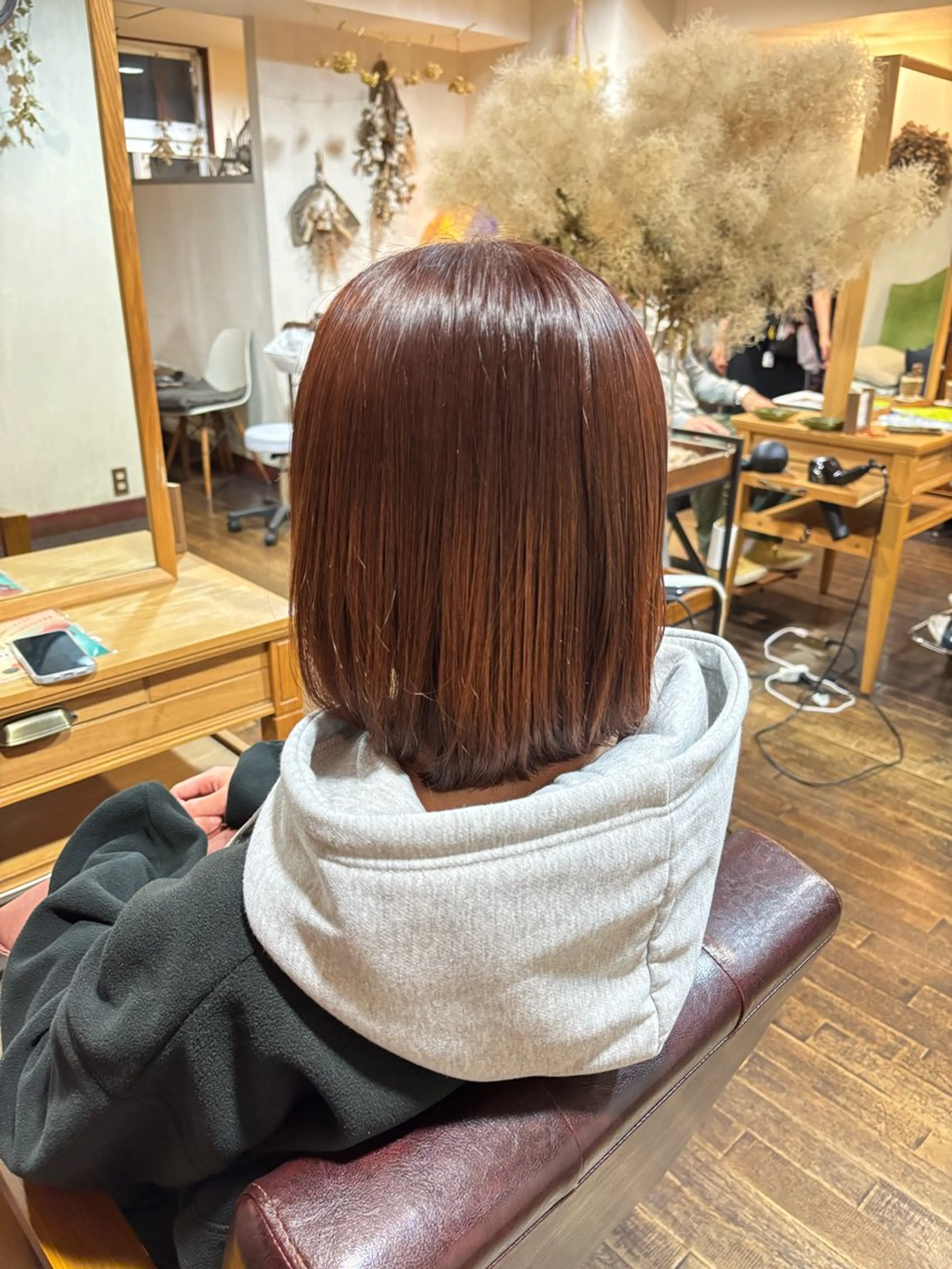 カラー アカリ😸🫶 カラーリスト🧡のヘアスタイル