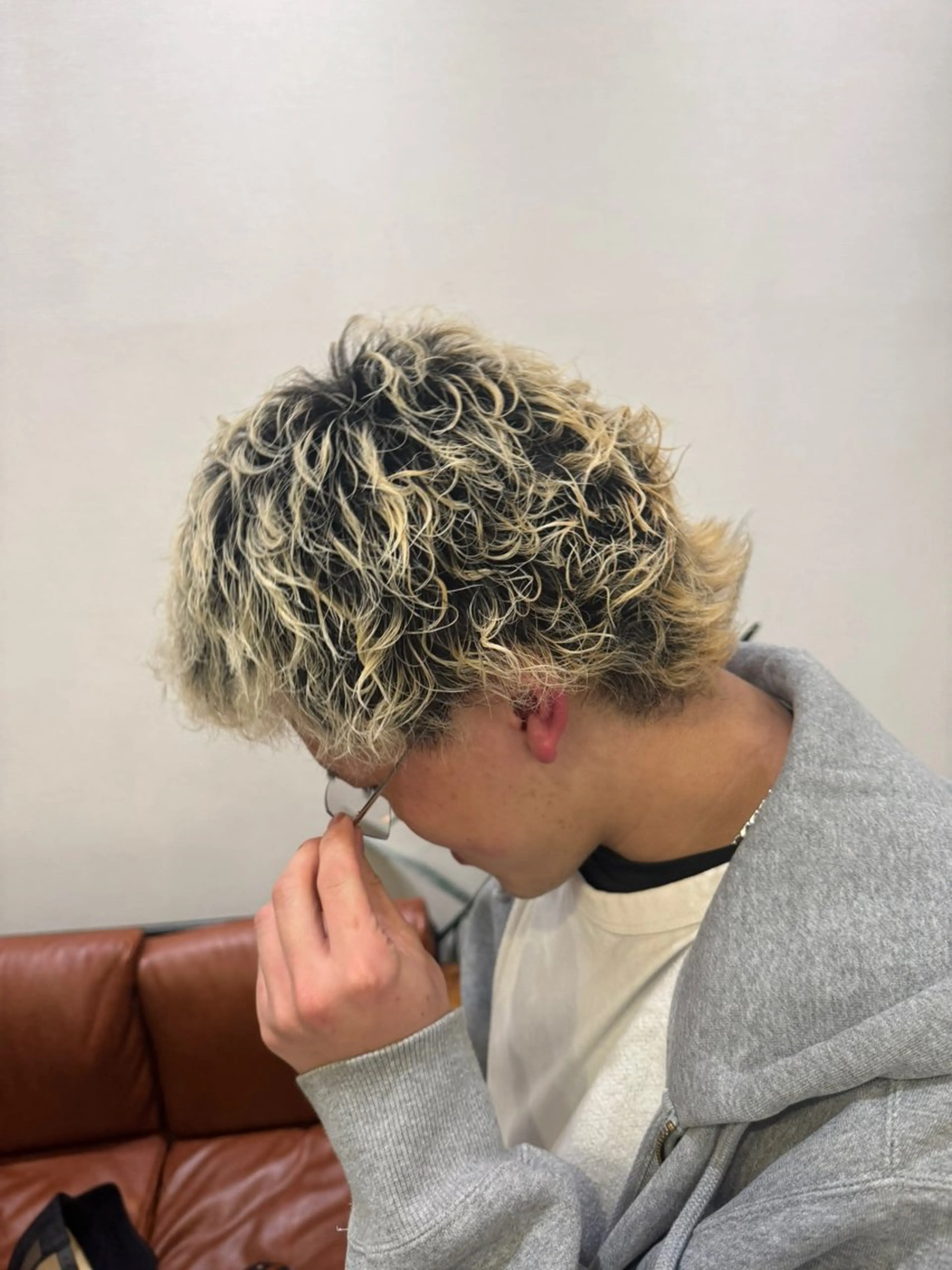 パーマ 平塚 夏也のヘアスタイル