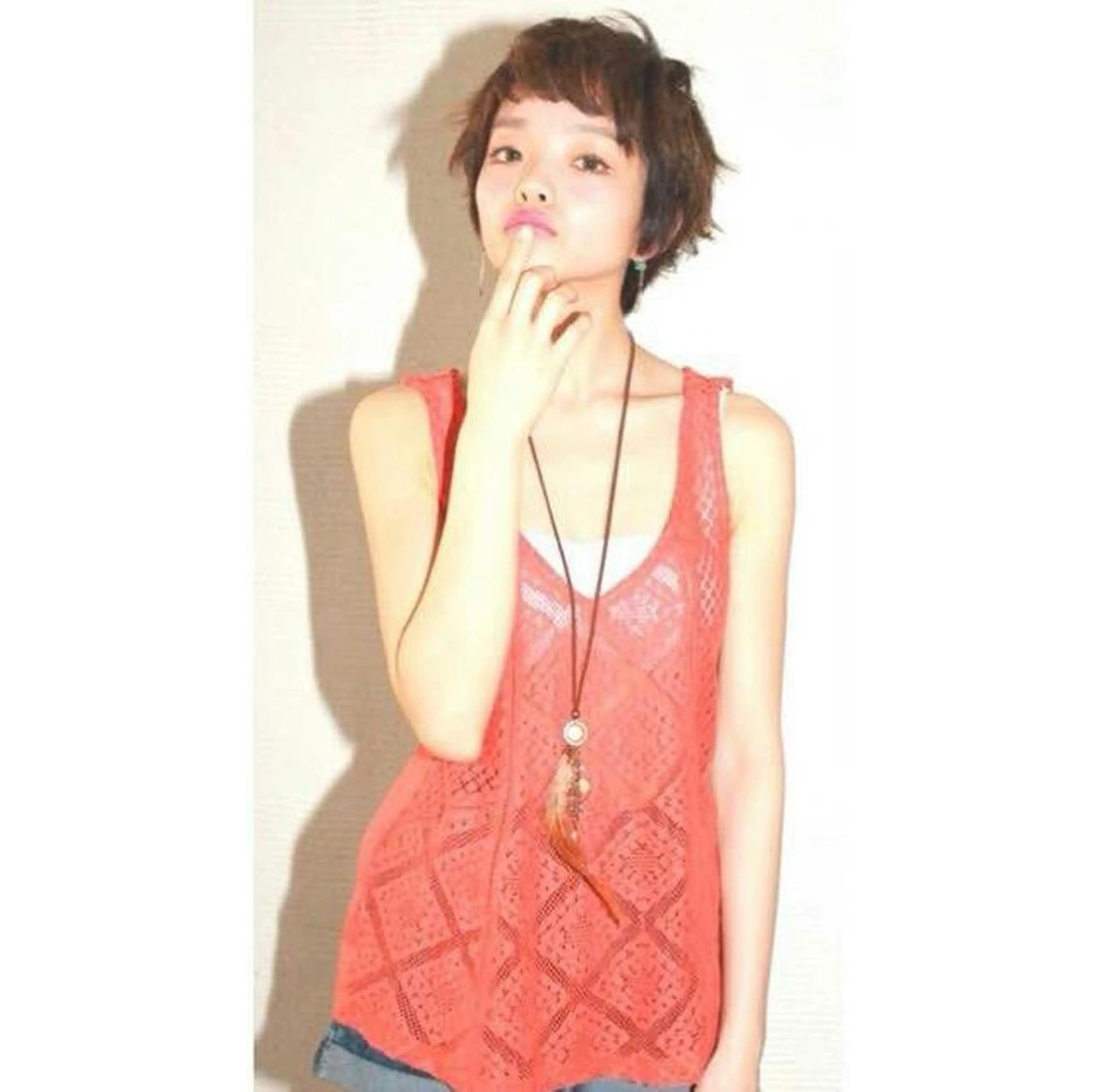 ショート カラー パーマ ショートヘア Lumderica(ラムデリカ)所属・横浜/元町/石川町 ラムデリカYUKAのヘアスタイル