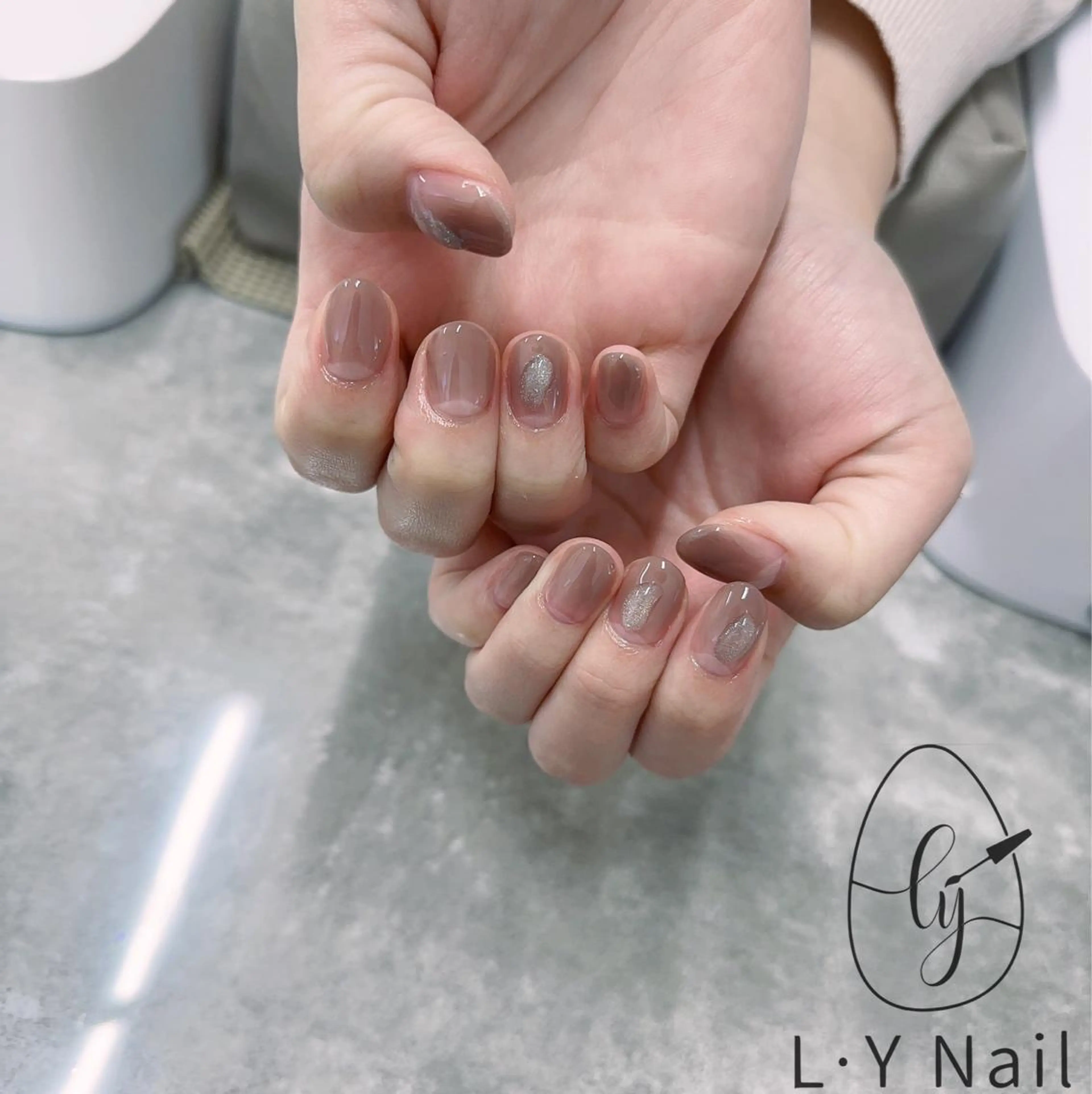ネイル アートネイル ワンカラーネイル Ly nail所属・ネイルサロン Lyのネイルデザイン