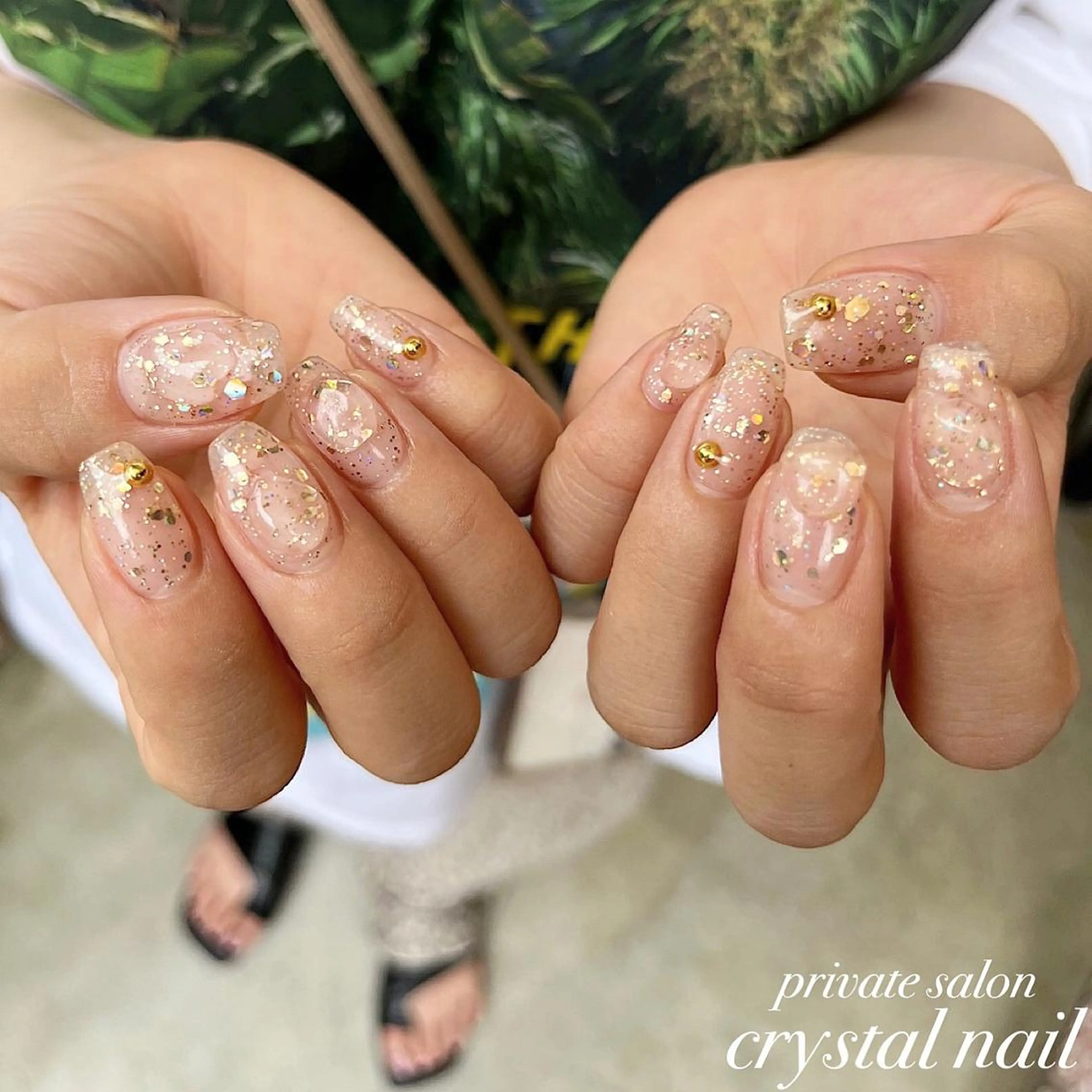 ネイル 夏ネイル Crystal Nailのネイルデザイン