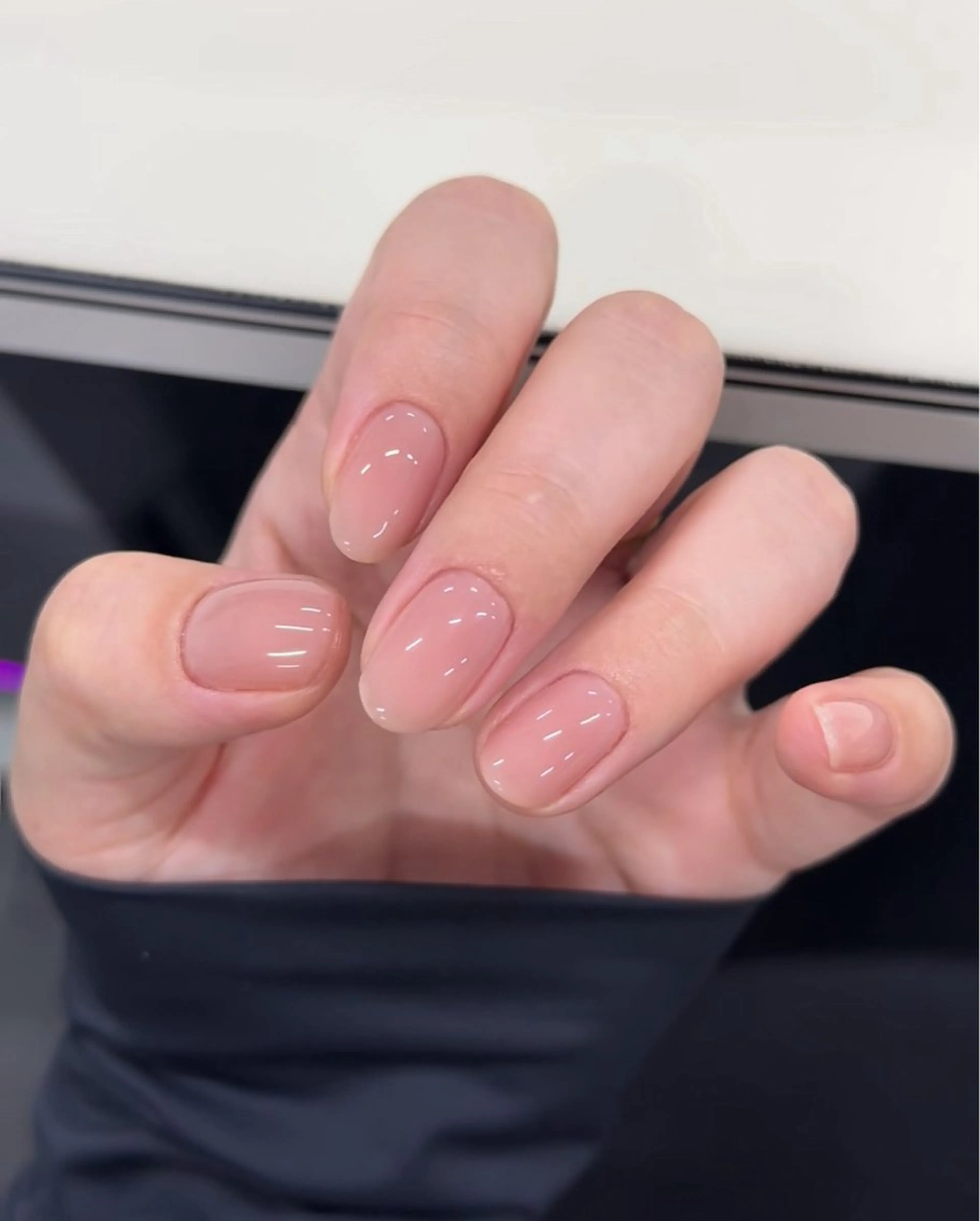 ワンカラネイルの写真