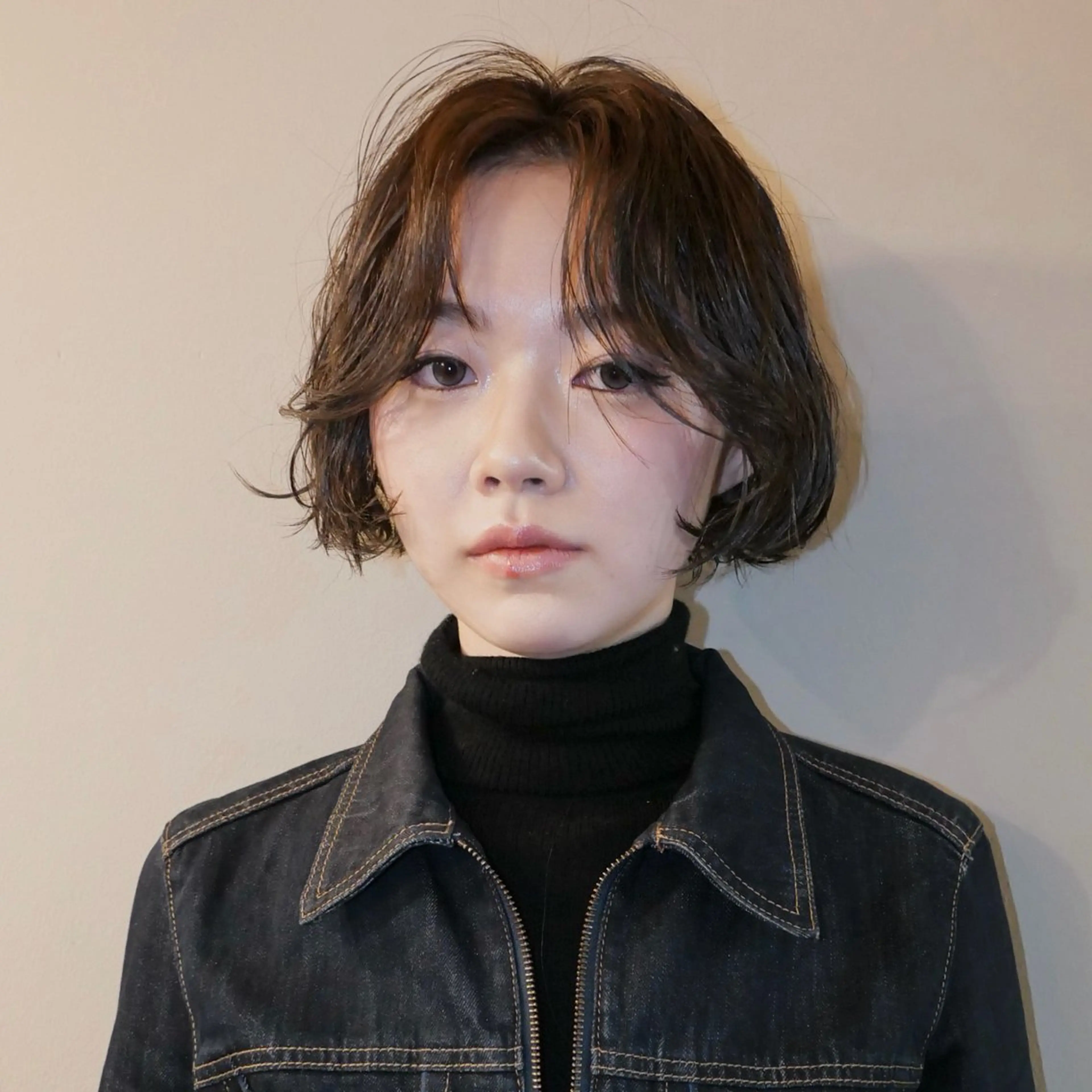 ショート カラー パーマ ボブ トリートメント ニュアンスパーマ カット ヘアカラー パーマ トリートメント 🌿ボブ パーマ高橋啓太🌿のヘアスタイル