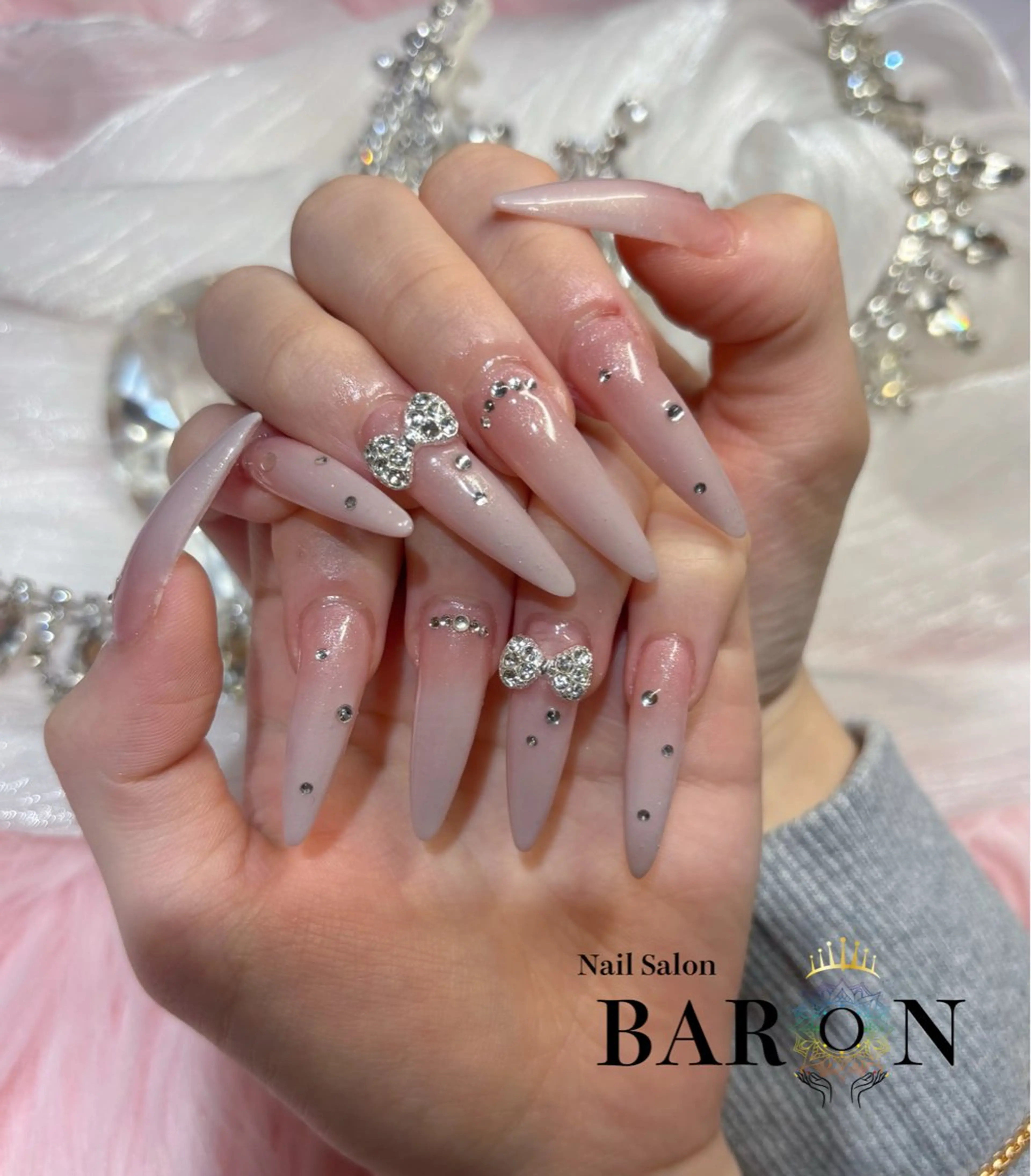 ネイル アートネイル 持ち込み スカルプネイル BARON SAKIのネイルデザイン