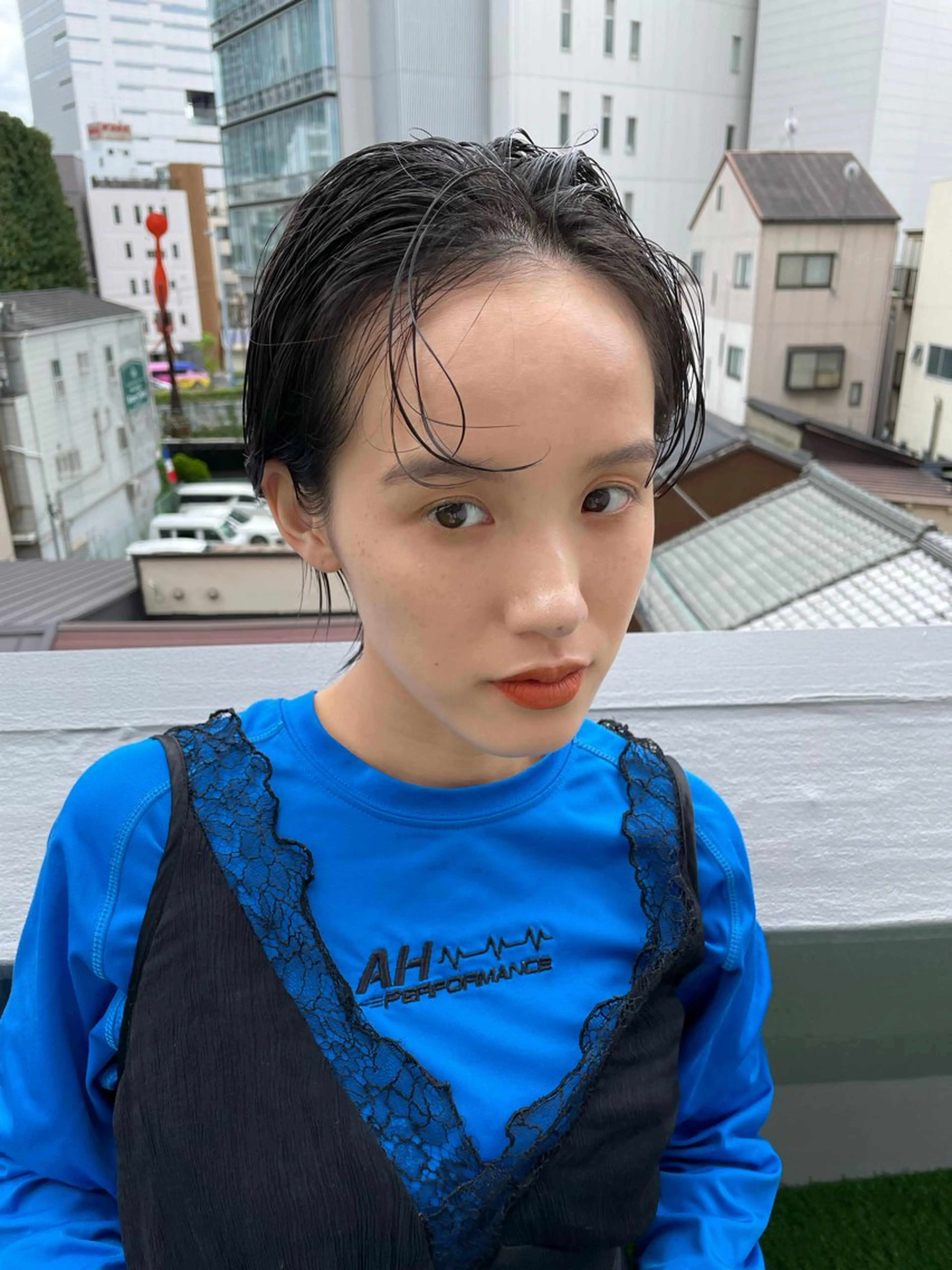 ショート カラー パーマ ヘアアレンジ メンズ カット ヘアカラー トリートメント tatsumi/ボブ ウルフ/レイヤーのヘアスタイル