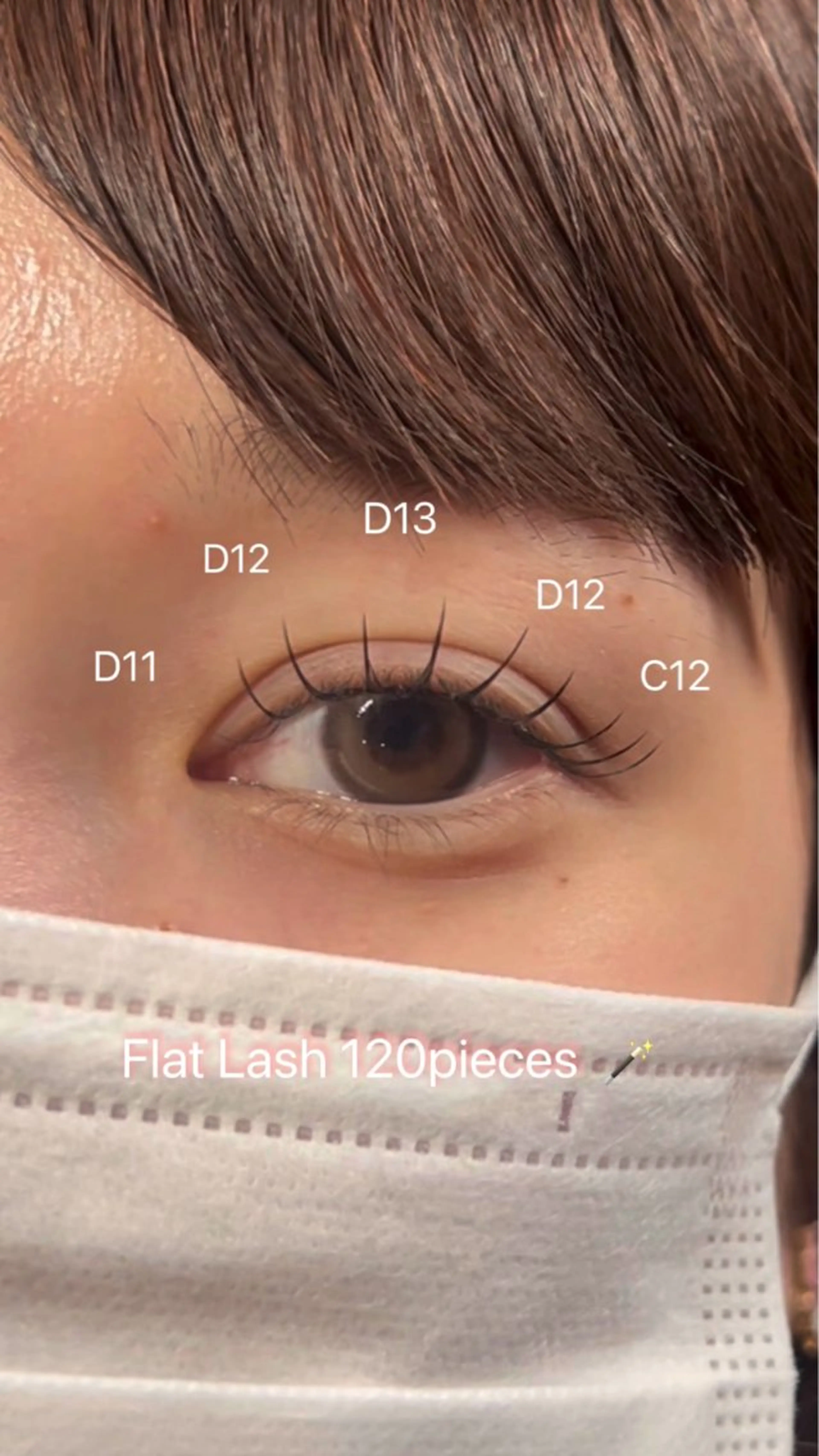 マツエク・マツパ Crescent Eye アヤカのマツエク・マツパデザイン