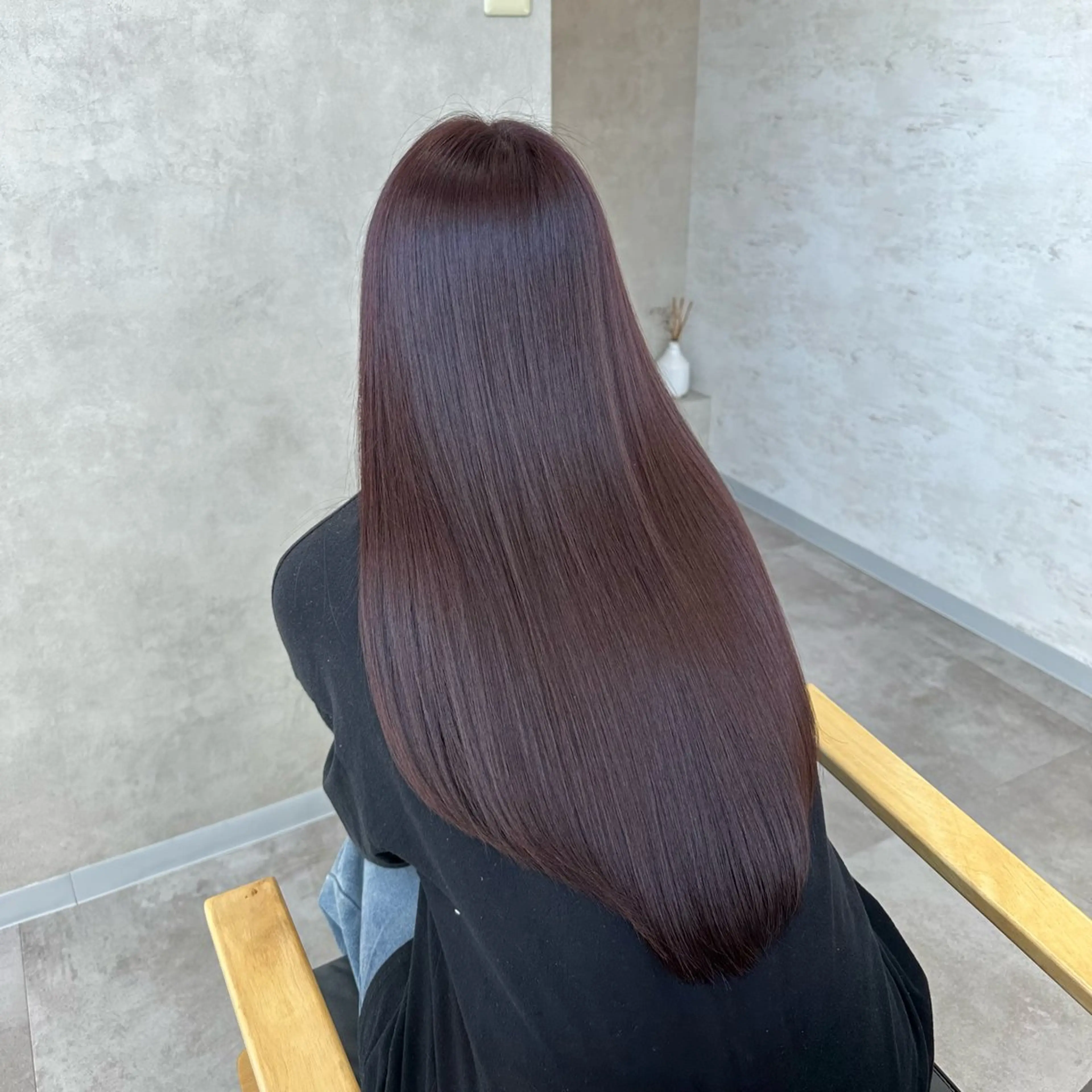 ロング ako │ soa巻ける縮毛矯正のヘアスタイル