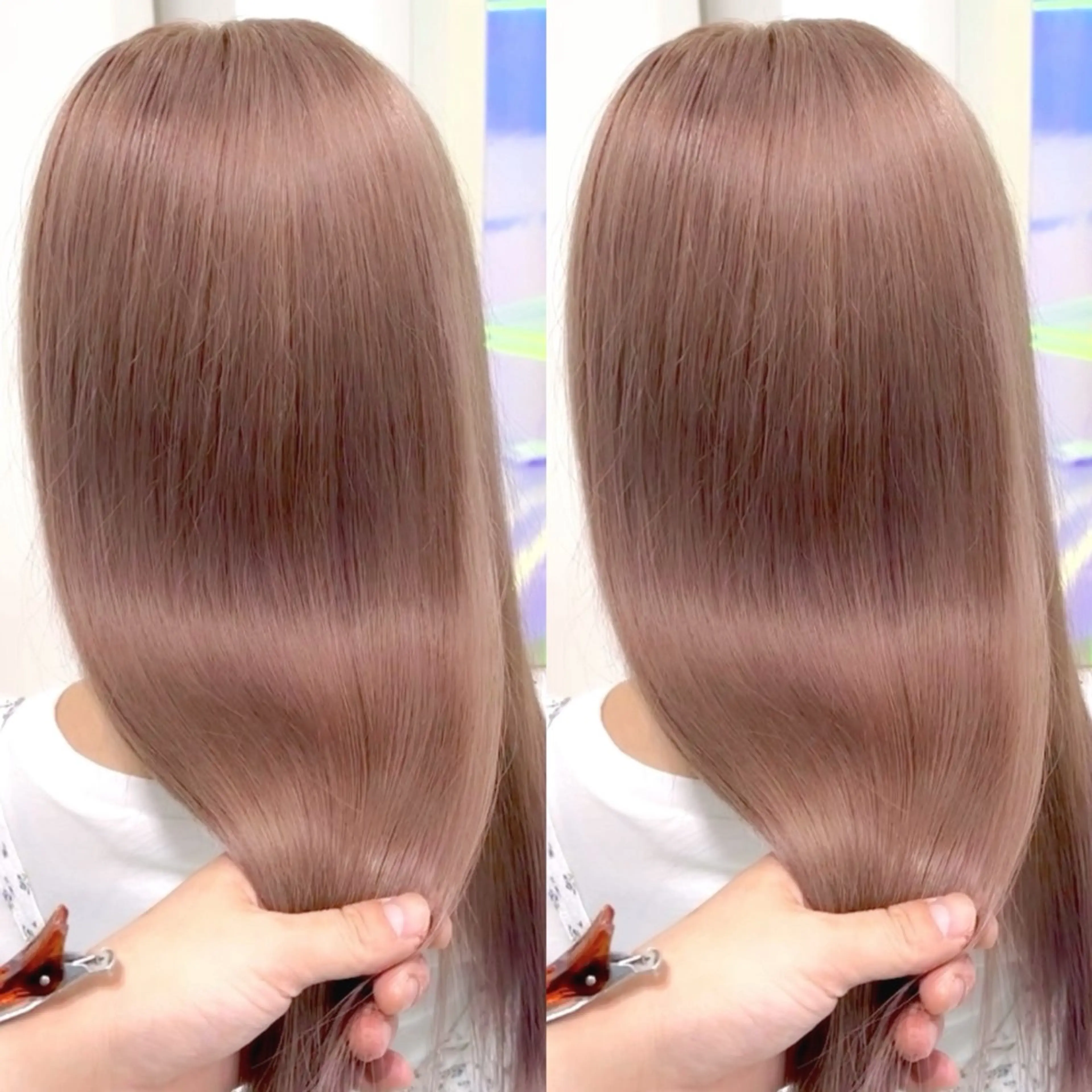 セミロング ヘアカラー 🇰🇷韓国ヘア特化 ヒロキ🇰🇷のヘアスタイル