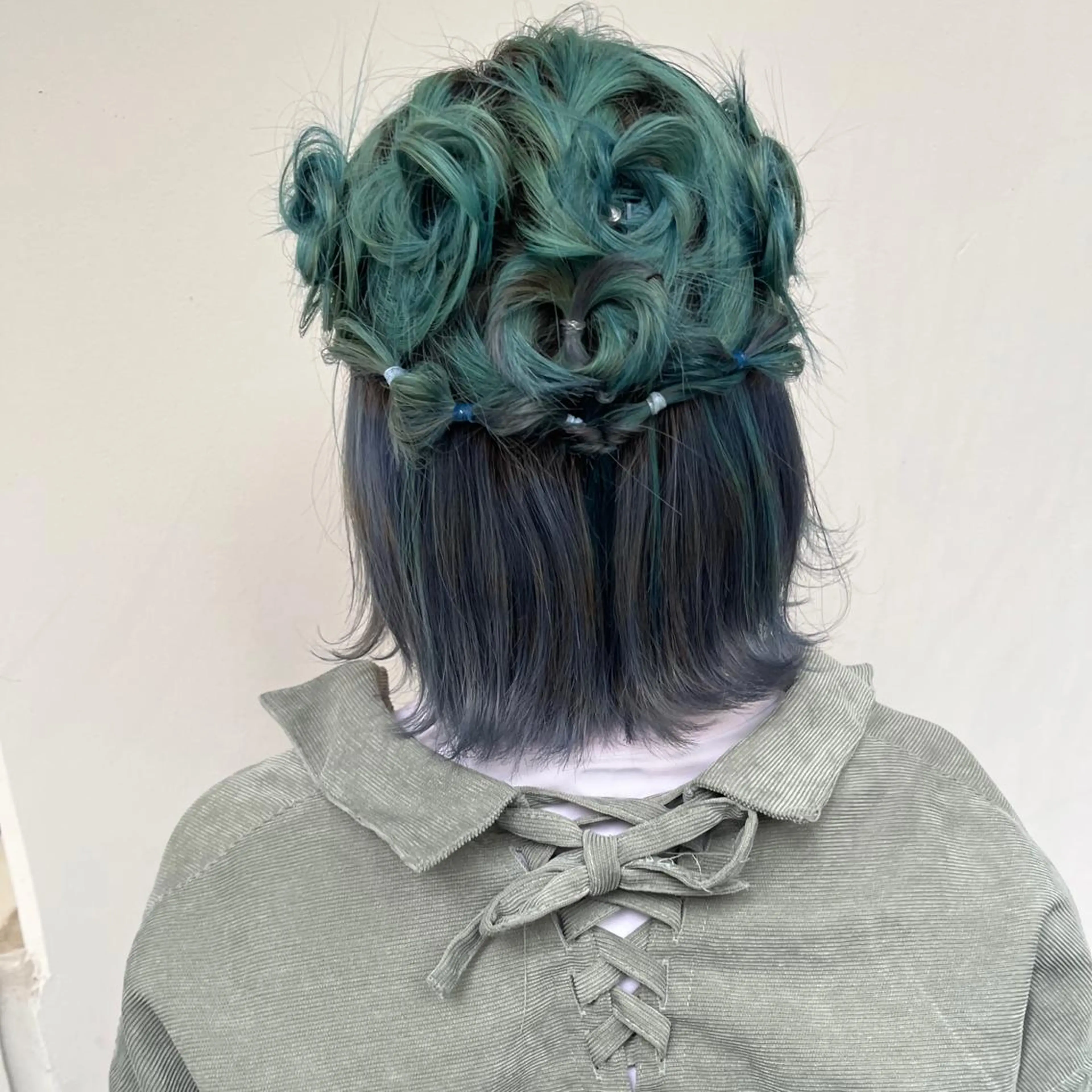 ミディアム ヘアアレンジ ヘアセット アレンジ＆ショート 💙YUKINOのヘアスタイル