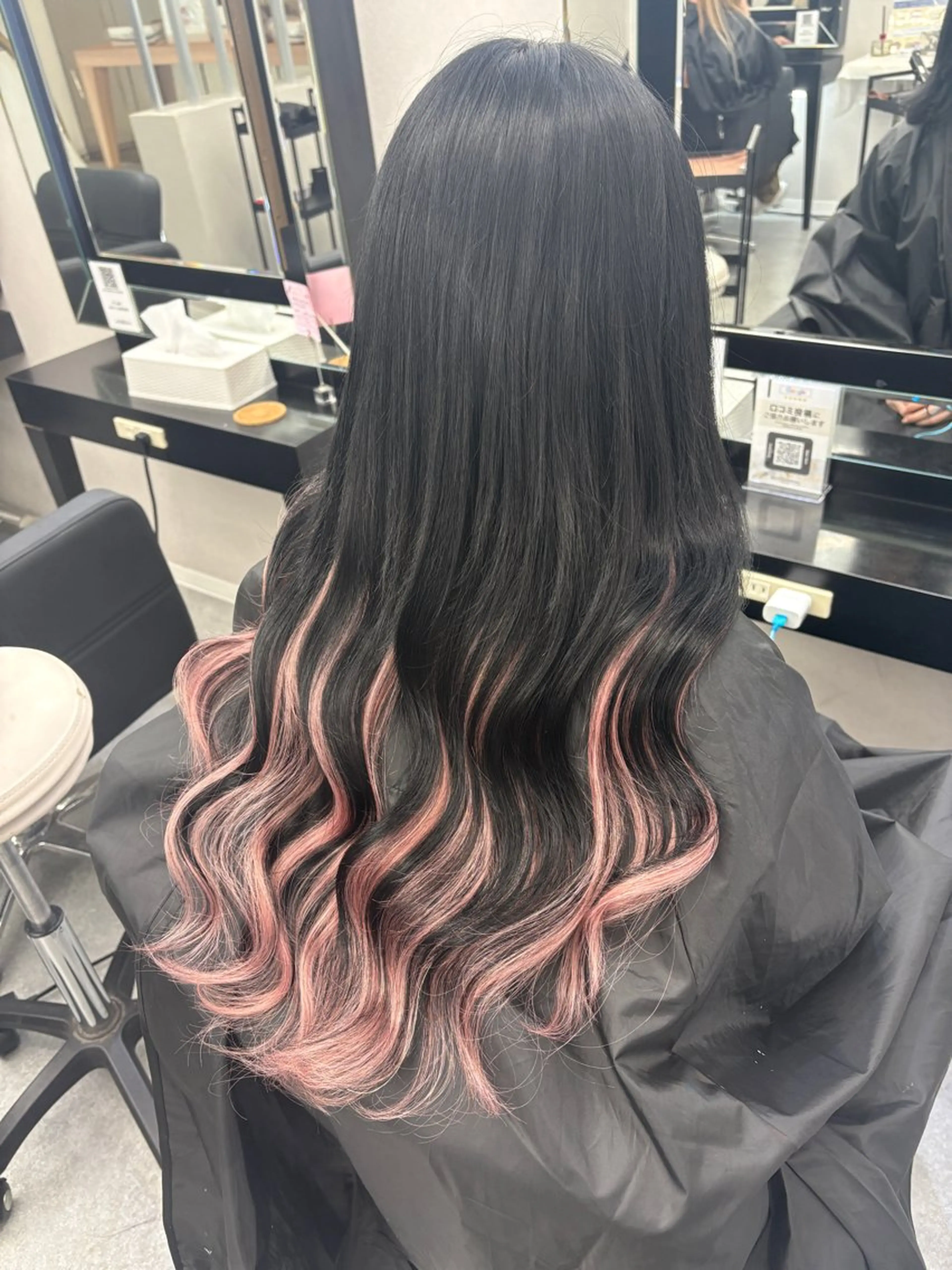 ロング カラー 🫧miyu/カラー エクステ難波🐇ྀིのヘアスタイル