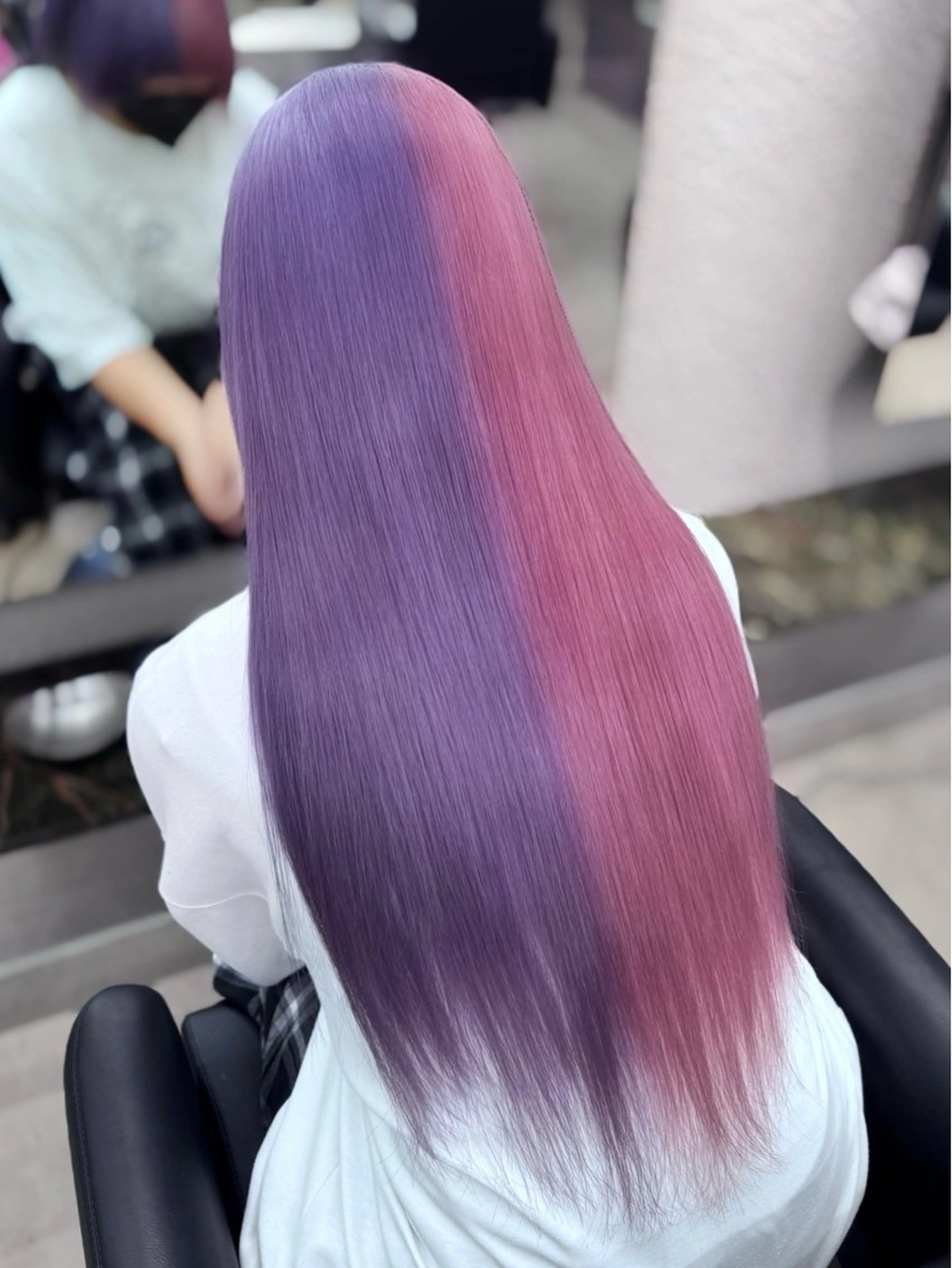 ロング カラー ヘアカラー 吉澤 愛心のヘアスタイル