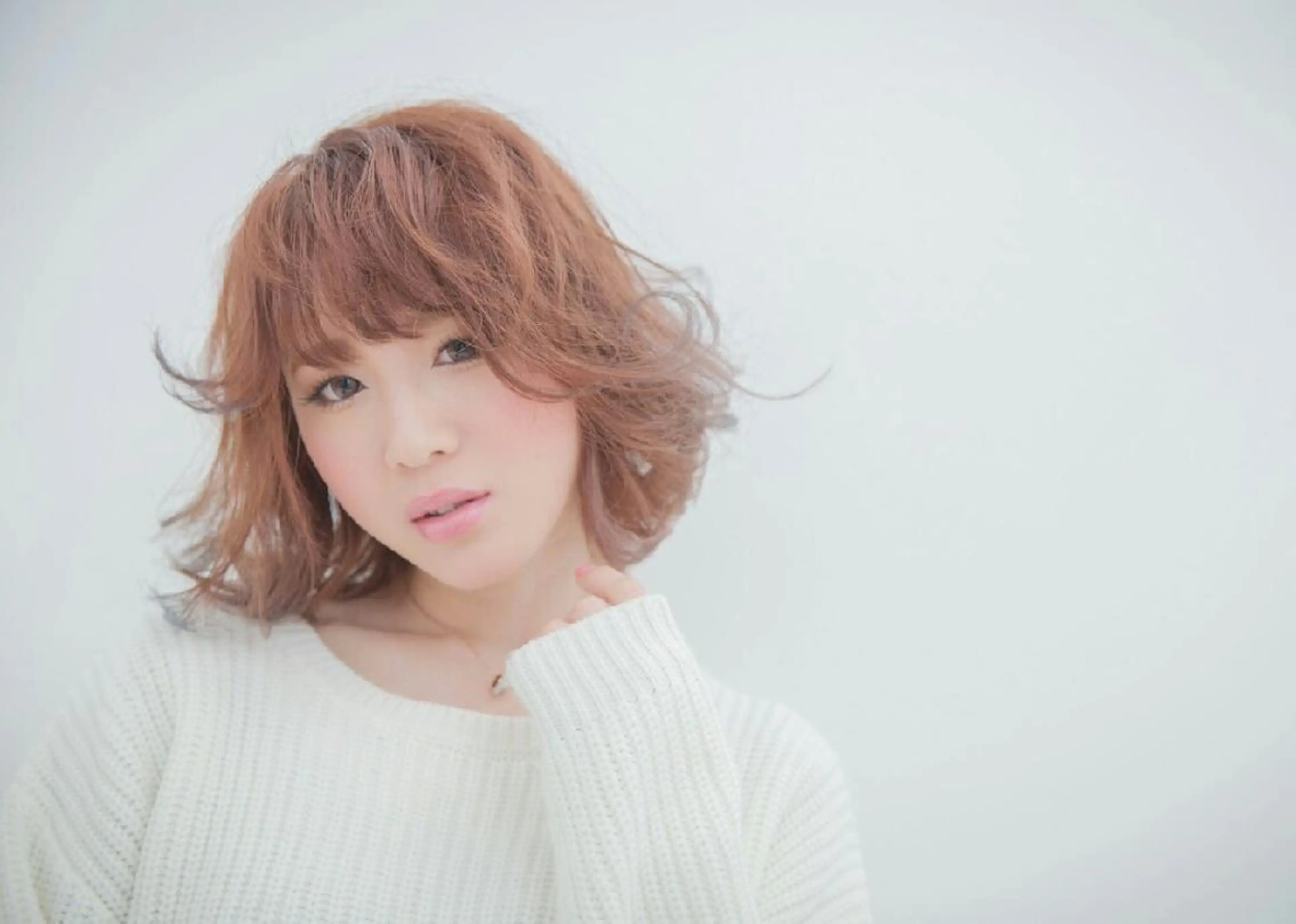 ミディアム カラー カット トリートメント SHAFT Ieiriのヘアスタイル