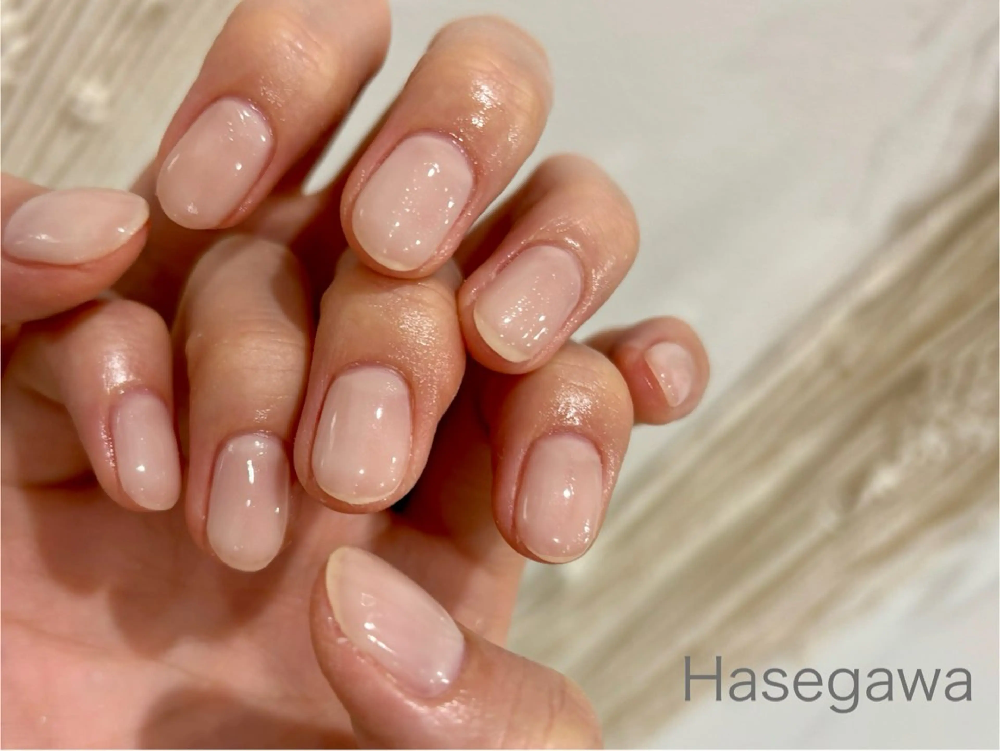 ネイル ホワイト DROP所属・DROP 長谷川のネイルデザイン