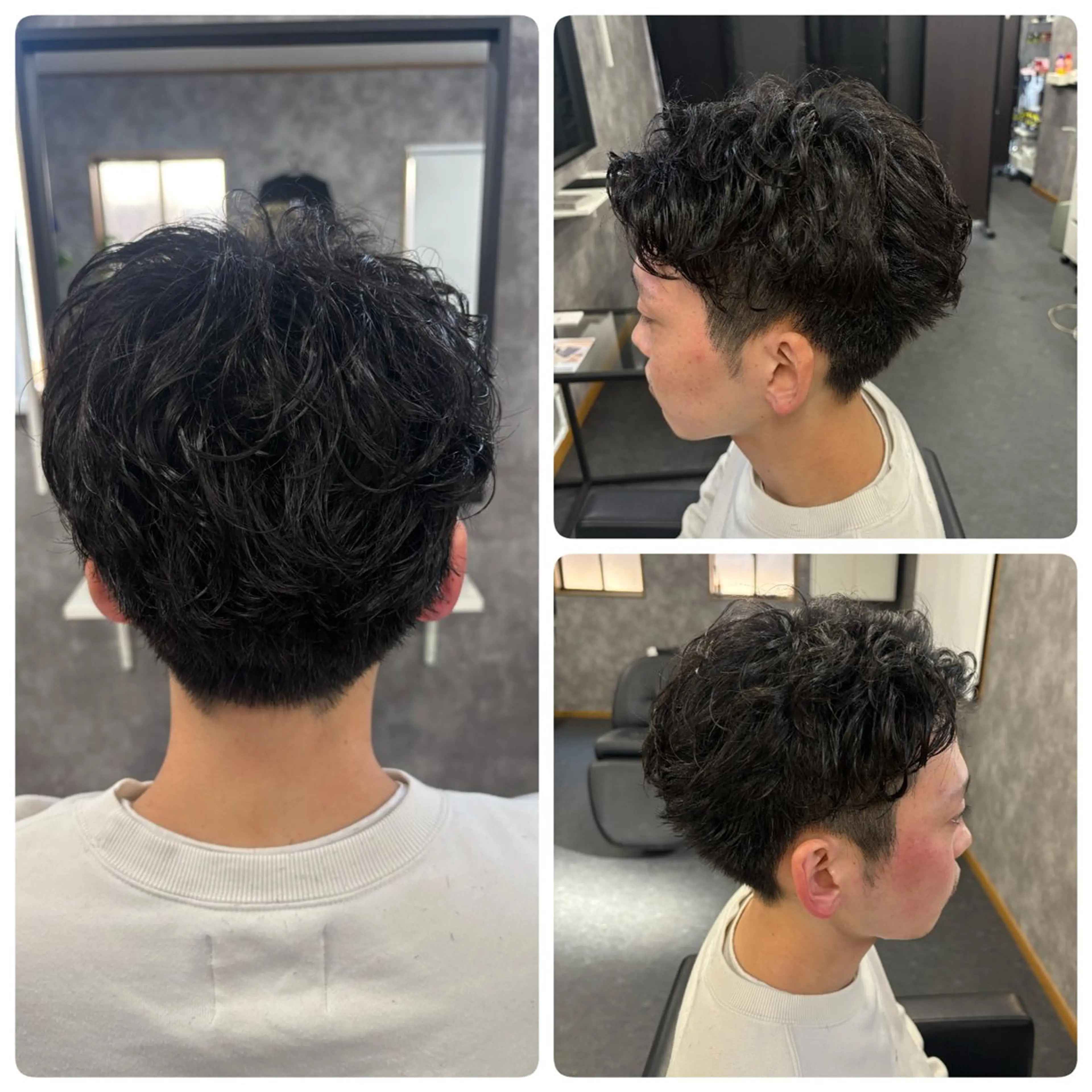 パーマ メンズ メンズパーマ ニュアンスパーマ カット パーマ ヘアーメイクマロン ヘアーメイクマロンのヘアスタイル