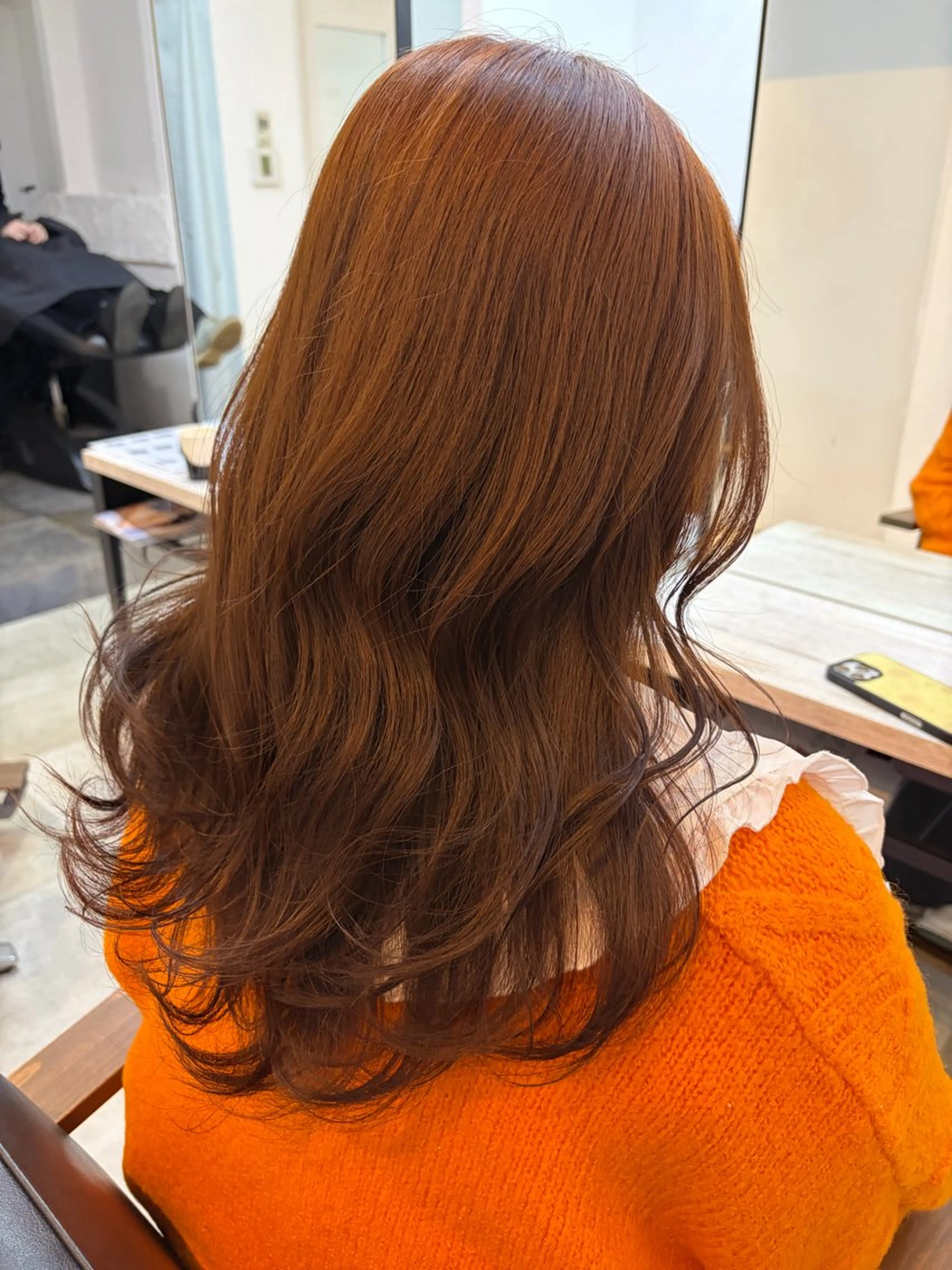 セミロング カラー 🥀韓国ヘア🥀 宮津真菜のヘアスタイル