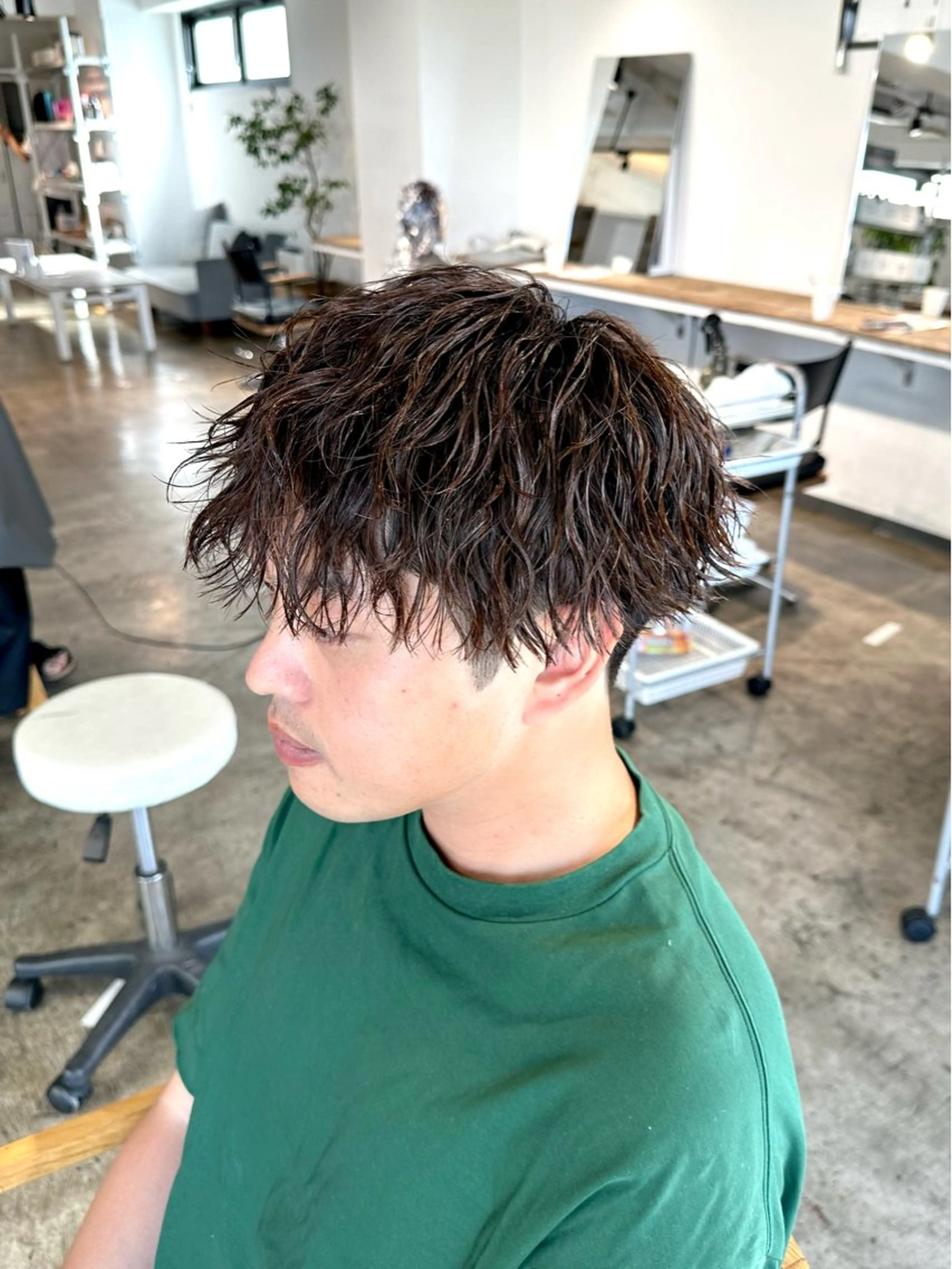 パーマ メンズ メンズパーマ ツイストスパイラルパーマ スパイラルパーマ カット パーマ トリートメント 骨格補正施術/メンズ 専門美容師/YUYAのヘアスタイル