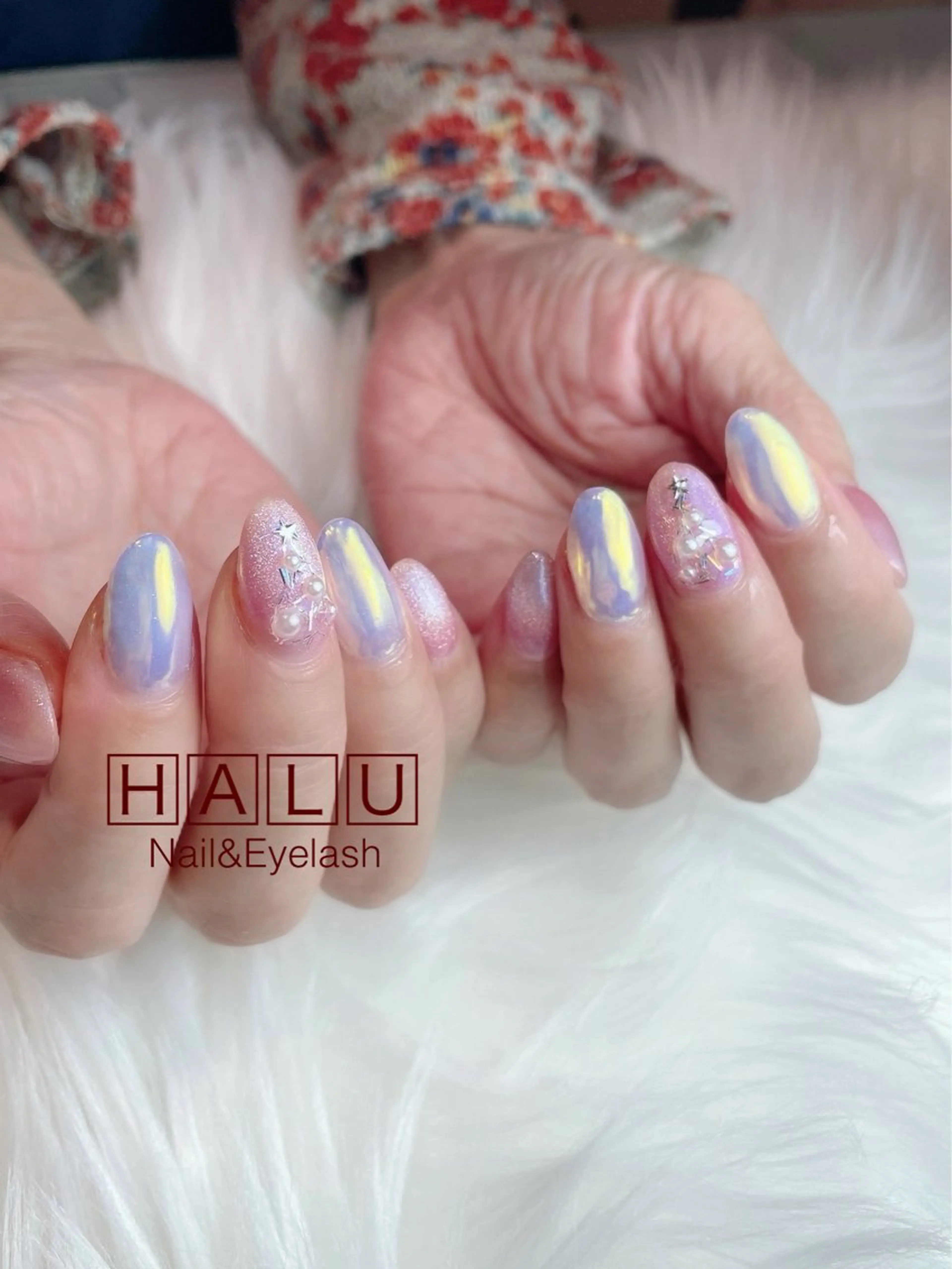 ネイル ミラーネイル HALU ハルのネイルデザイン