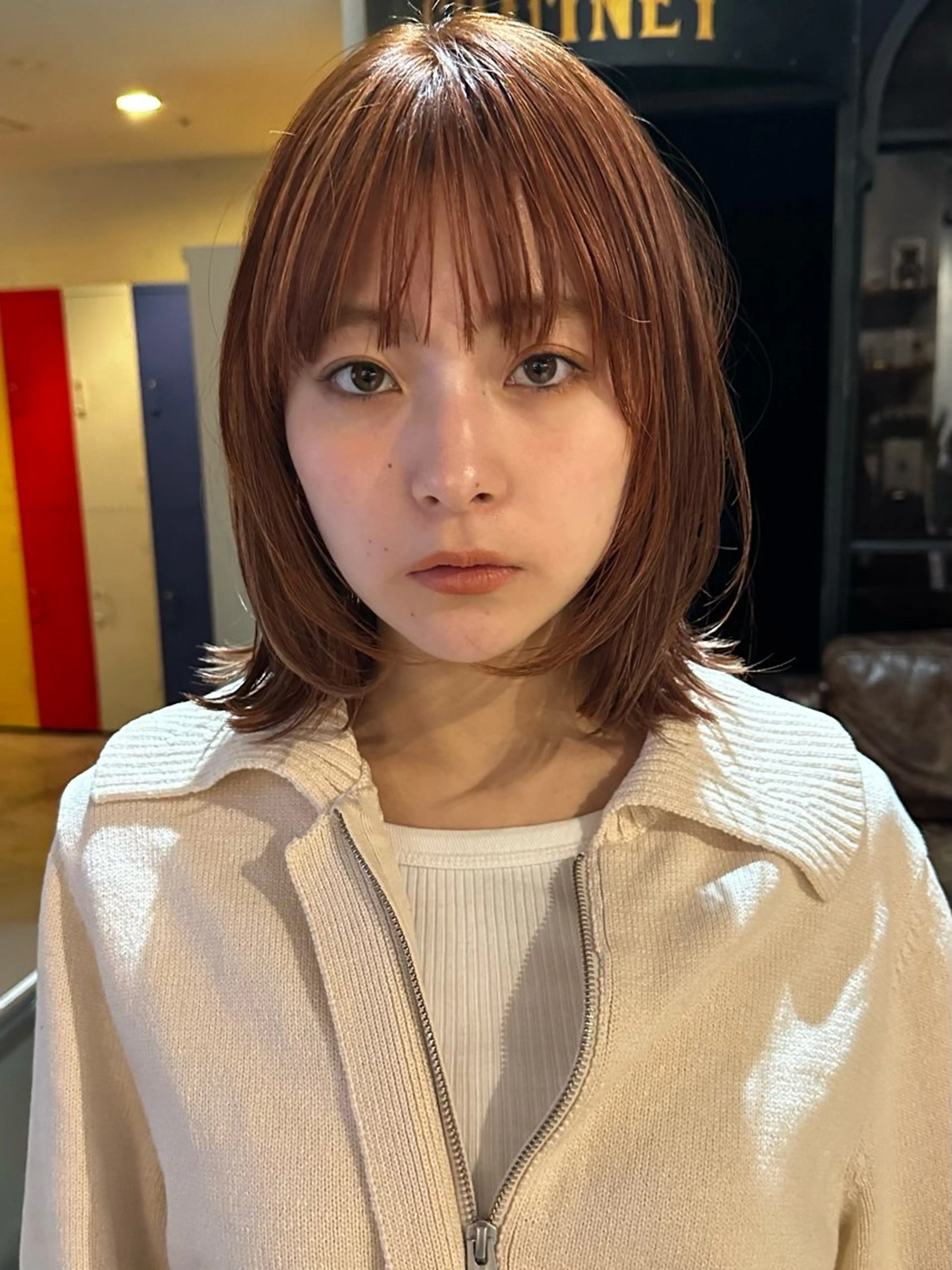 【透明感】 寒色カラー+ホームケア付きトリートメントの写真