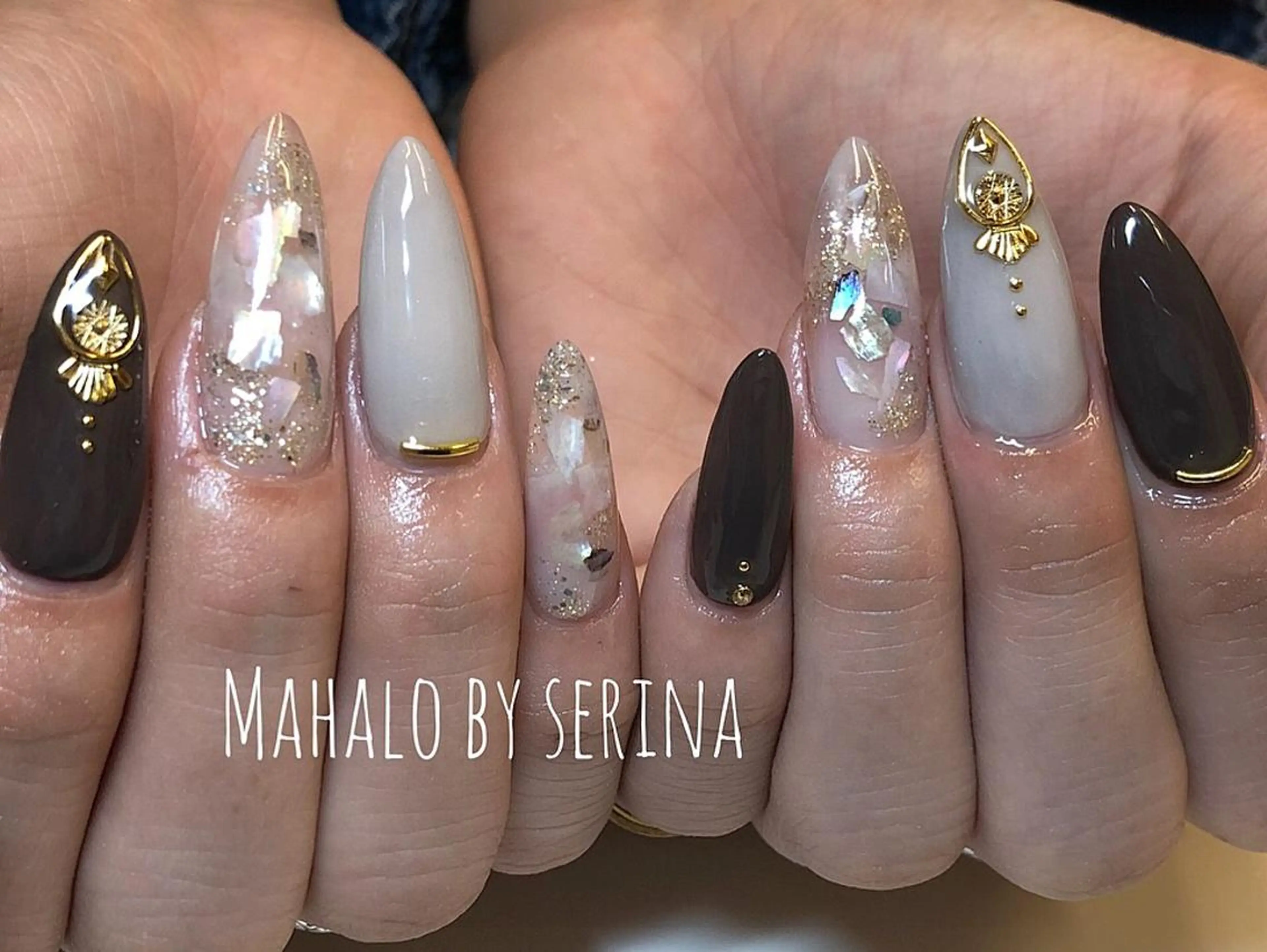 ロング カラー ネイル SUNNY BAE. SERINAのネイルデザイン