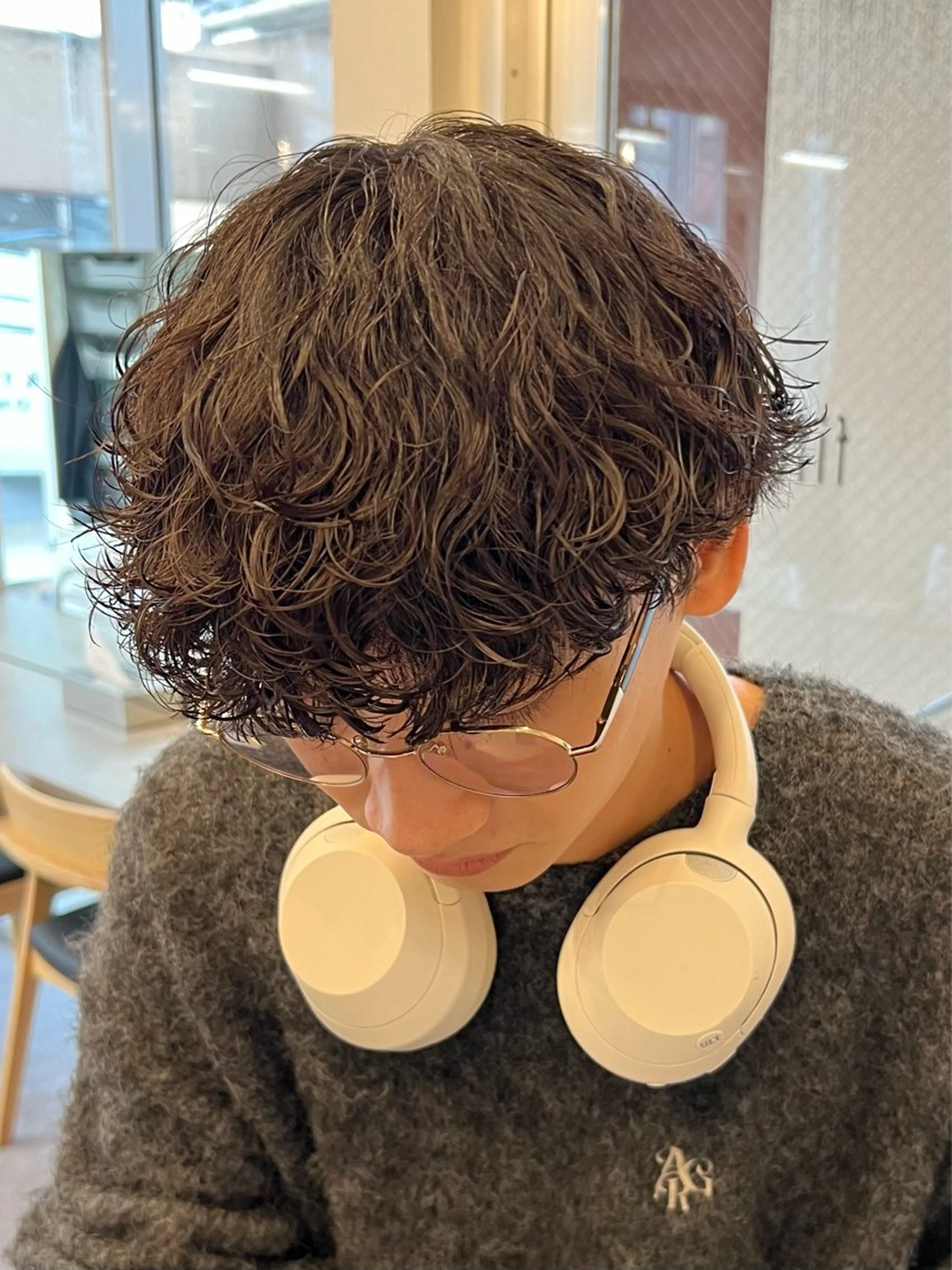 パーマ メンズ メンズパーマ 波巻きパーマ パーマ/カラー ブリーチ/廣田歩のヘアスタイル