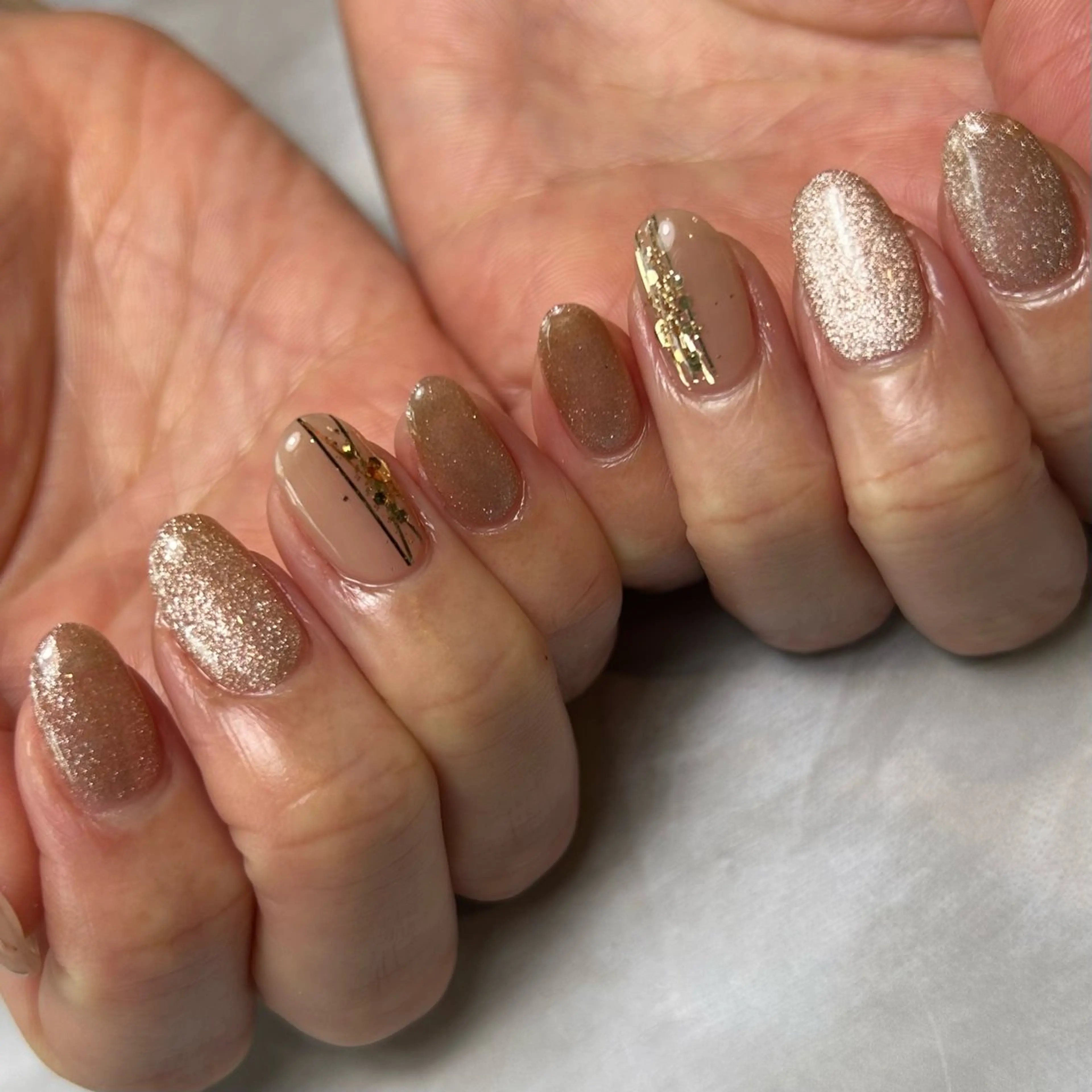 ネイル アートネイル ゴージャス キラキラネイル Reflection marikoのネイルデザイン