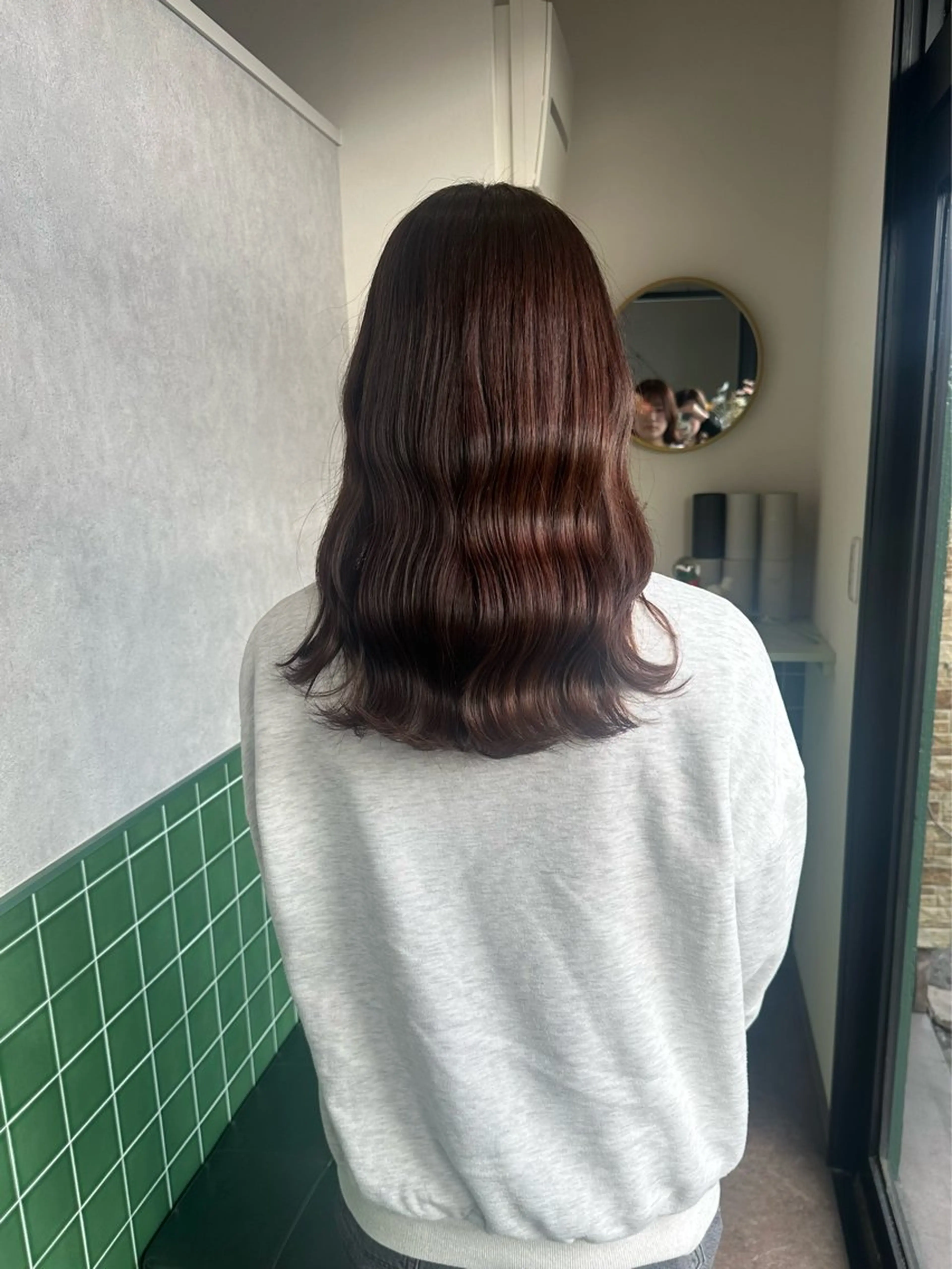 セミロング ヘアカラー トリートメント 当日限定 クーポン◎井口朝香のヘアスタイル