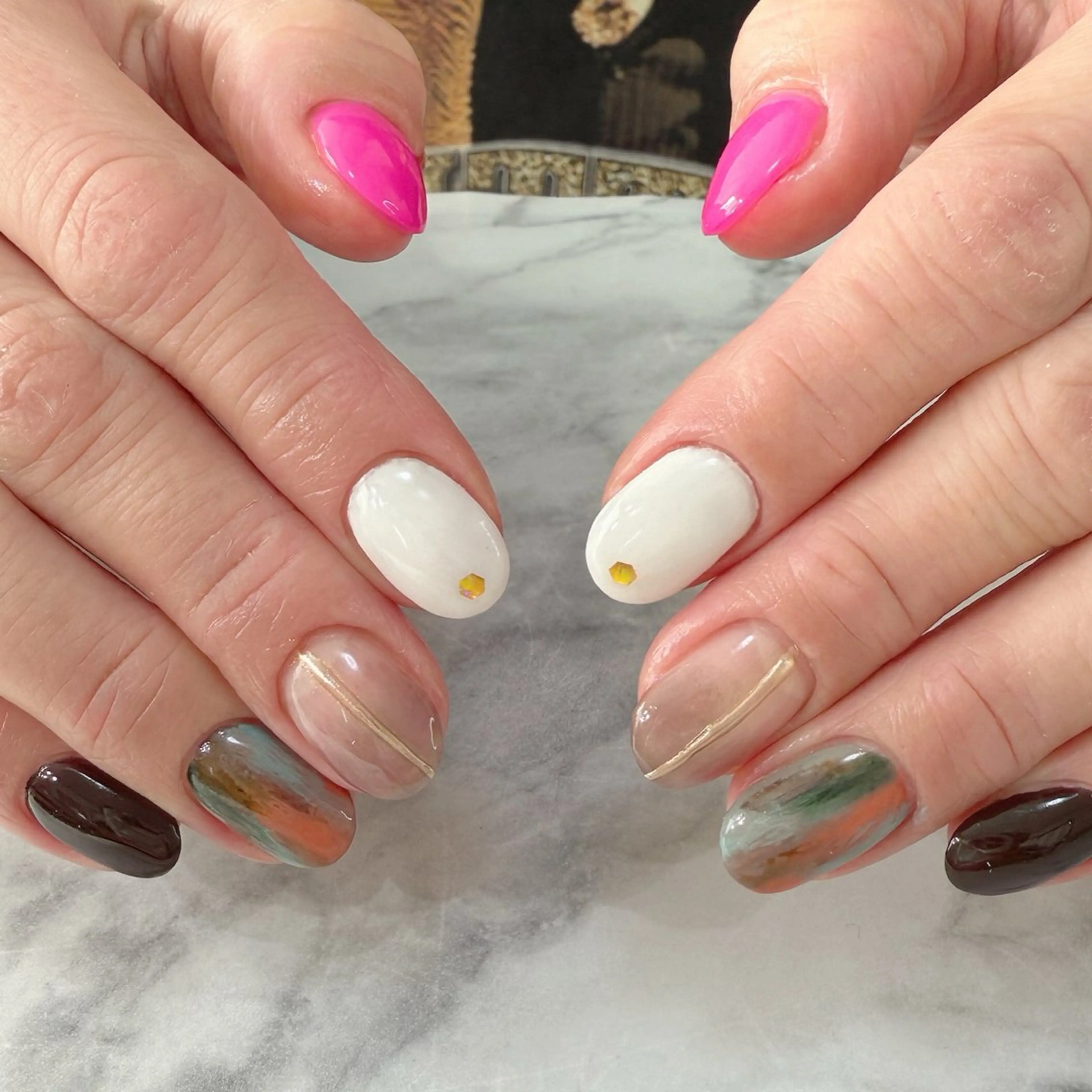 ネイル フットネイル ホームネイルサロン Shellのネイルデザイン