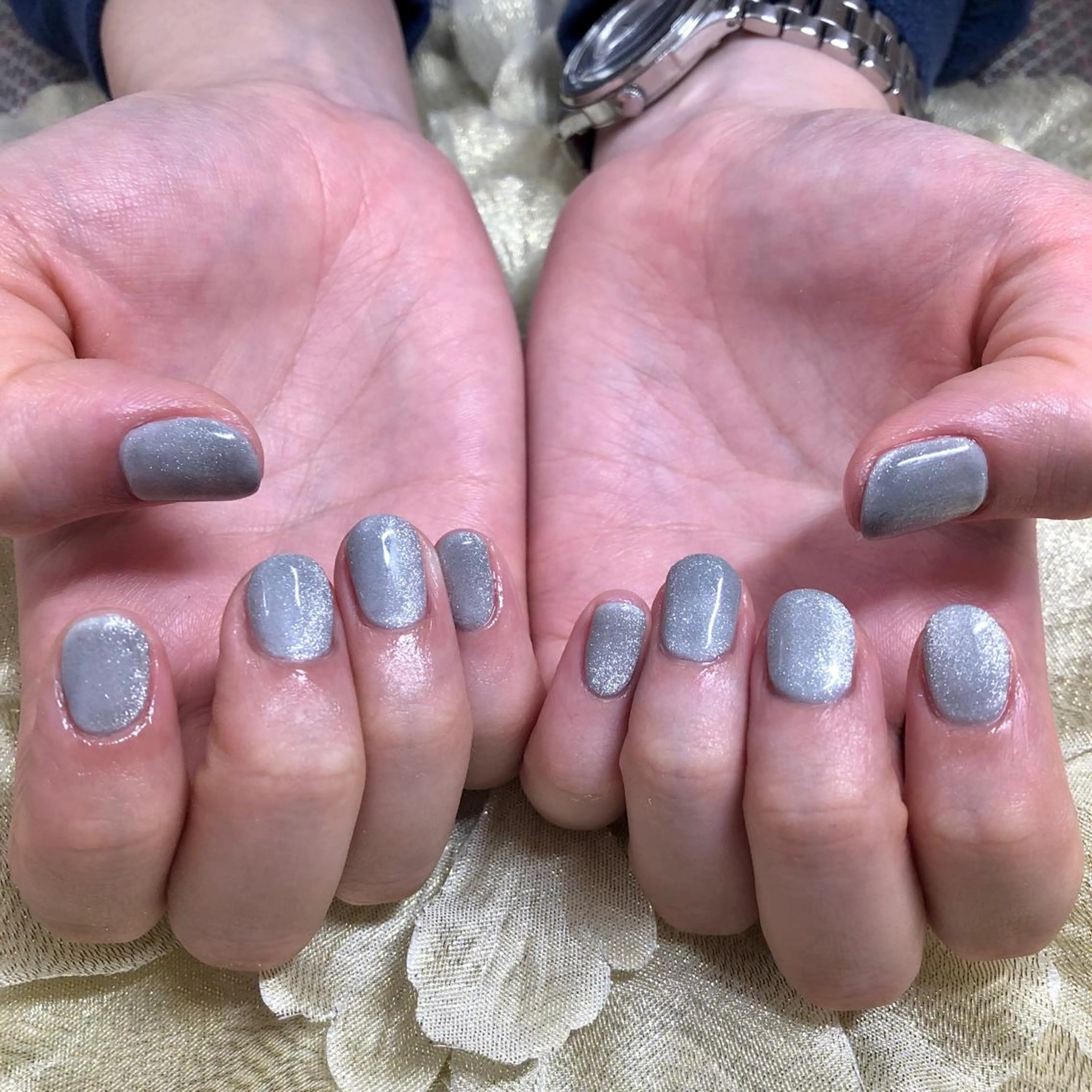ネイル ジェルネイル マグネットネイル J terrace Nailのネイルデザイン