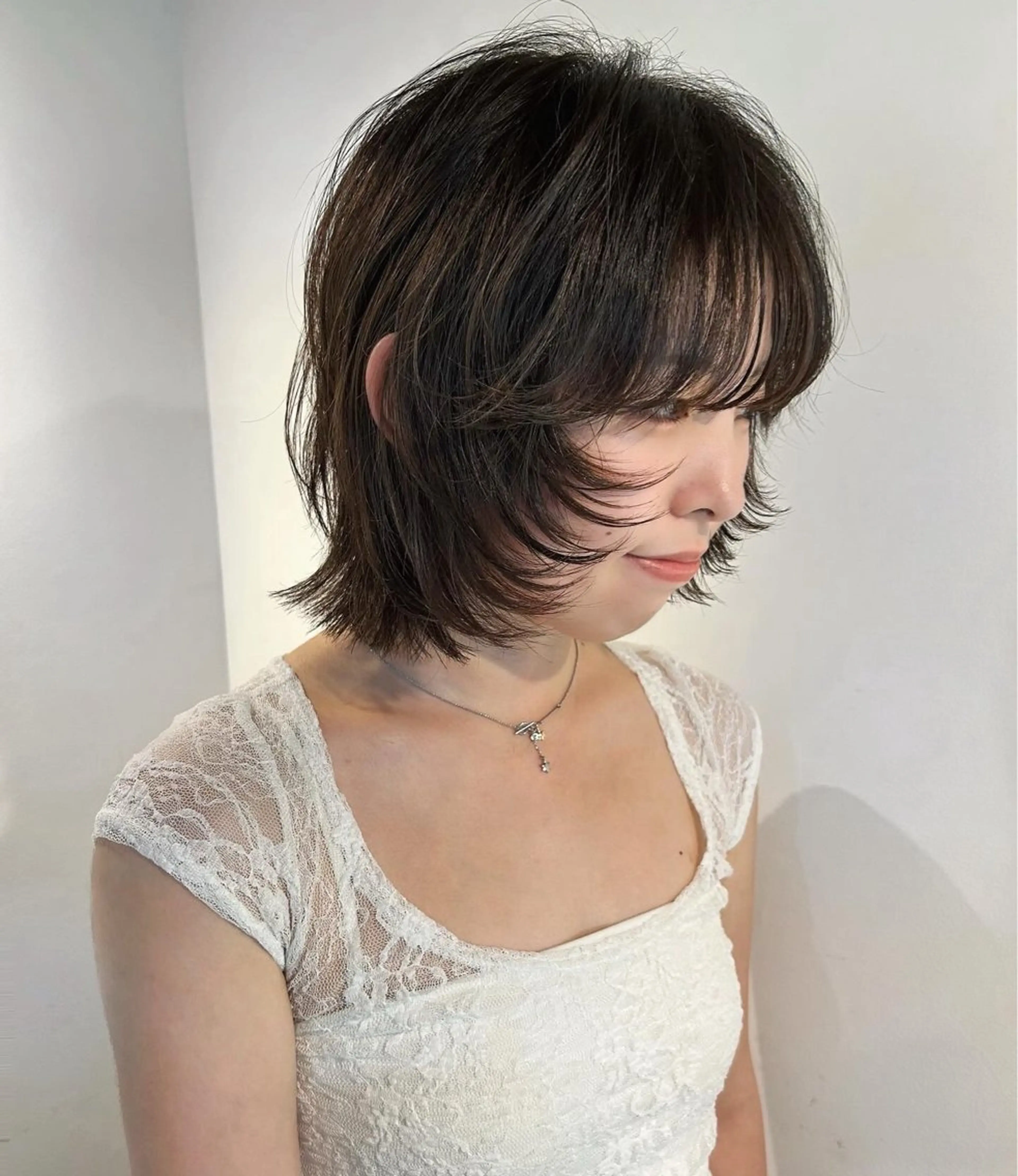 ショート ボブレイヤー ボブ レイヤーカット カット KITE AYUMIのヘアスタイル