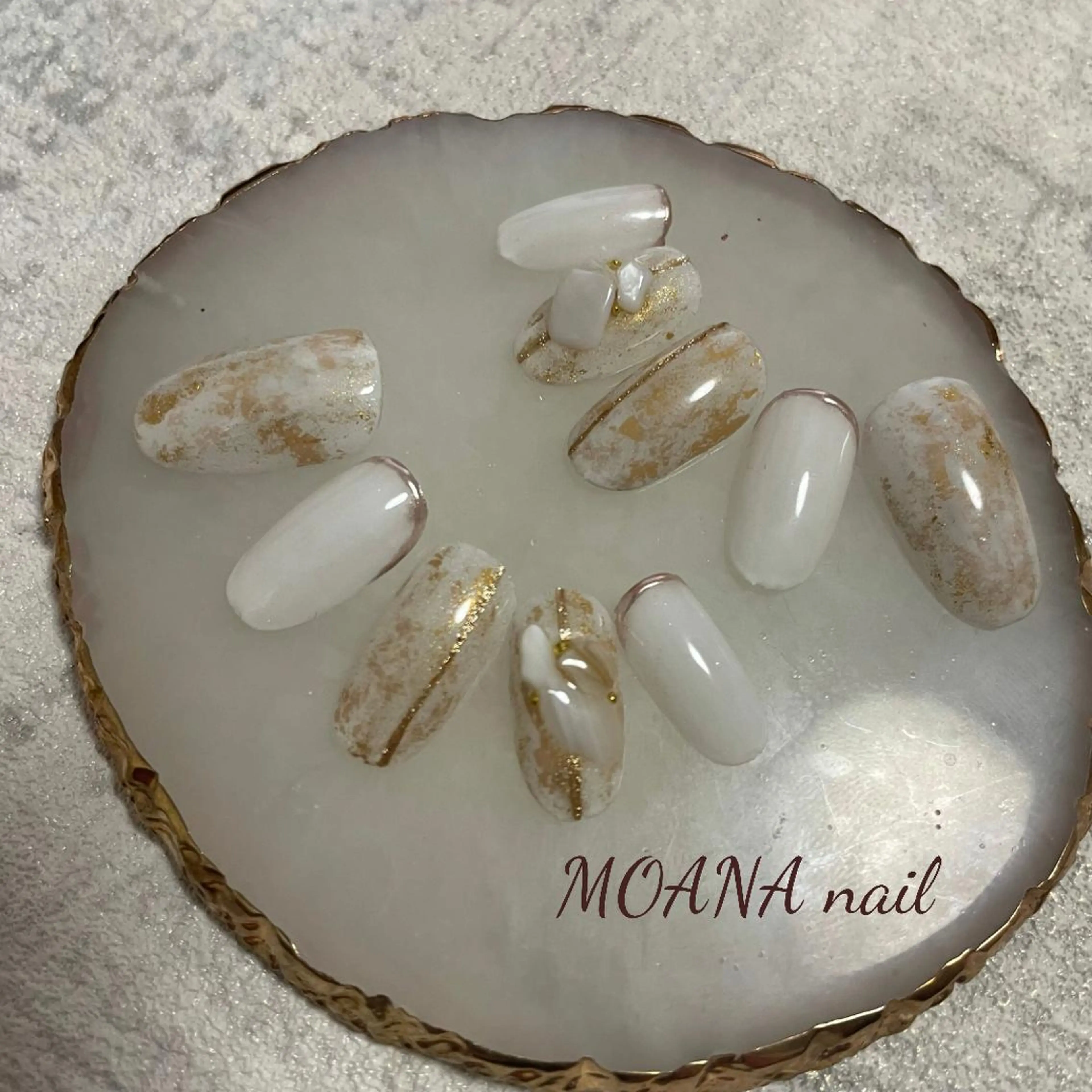 ネイル ブライダルネイル ハンドネイル MOANA nailのネイルデザイン