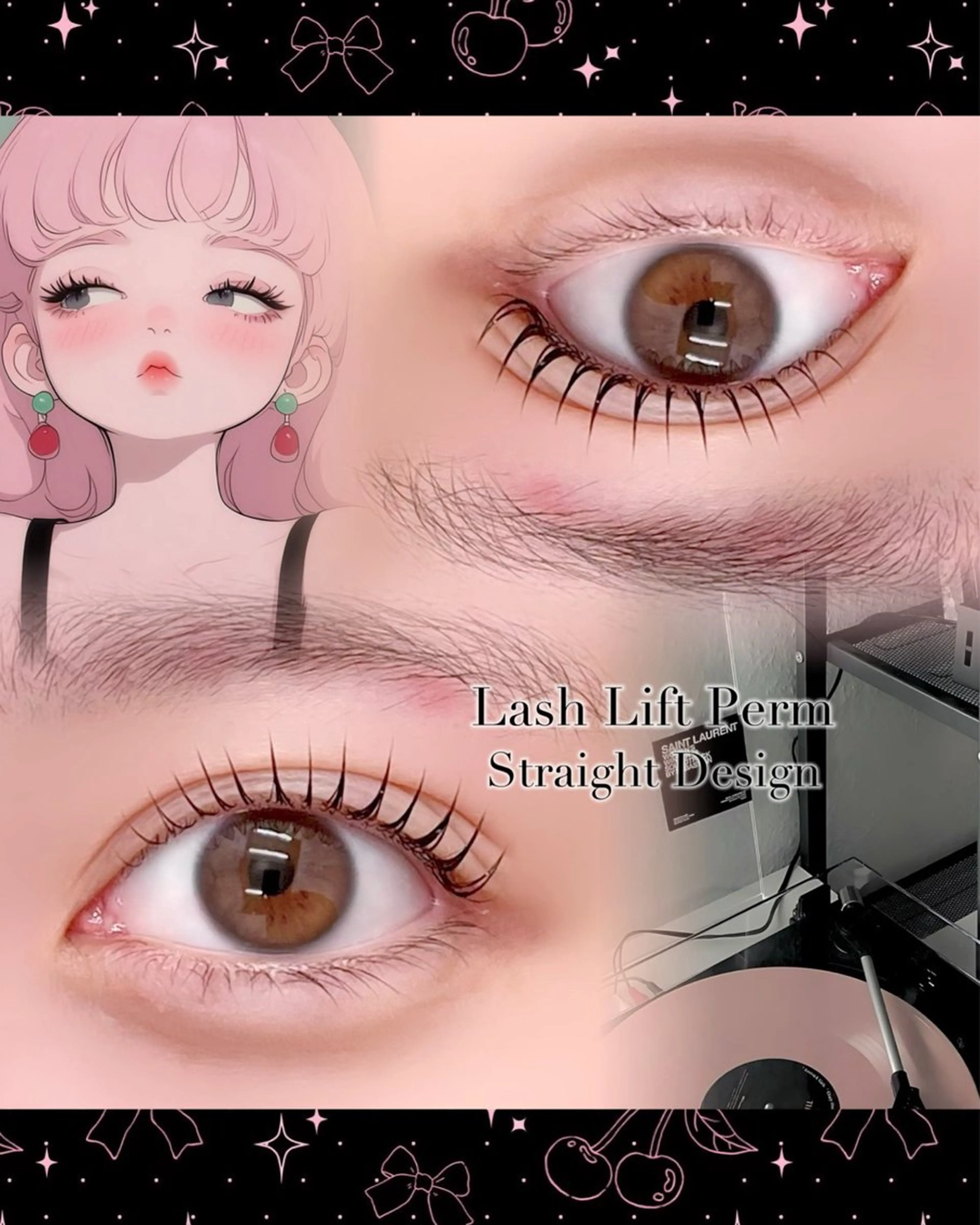 マツエク・マツパ 一重×まつ毛パーマ マツパ Rebecca所属・🌙Rebecca ERINA🐈‍⬛のマツエク・マツパデザイン