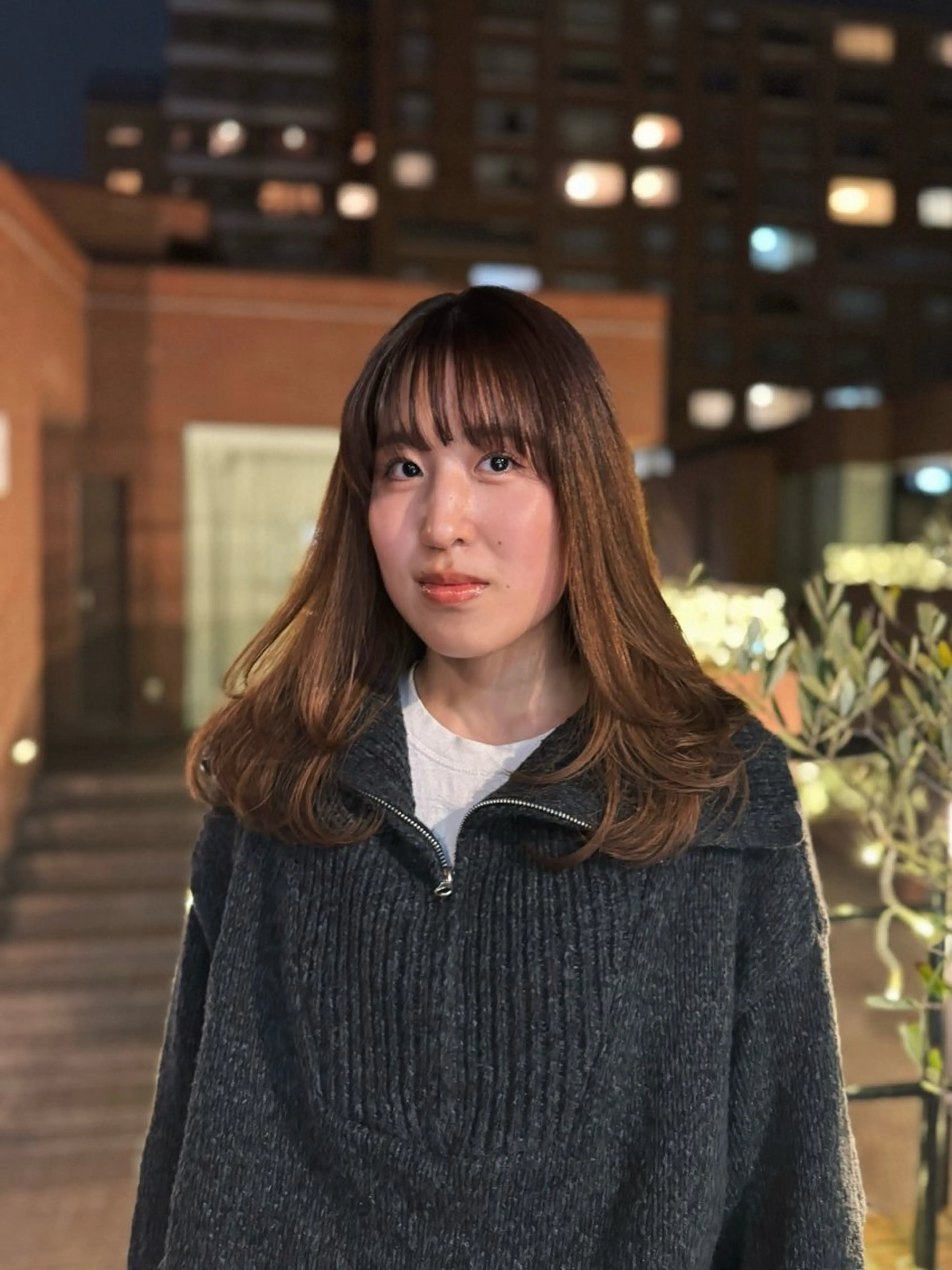 セミロング 縮毛矯正 カット 🤍AMI🤍青山 /カットモデル募集中のヘアスタイル