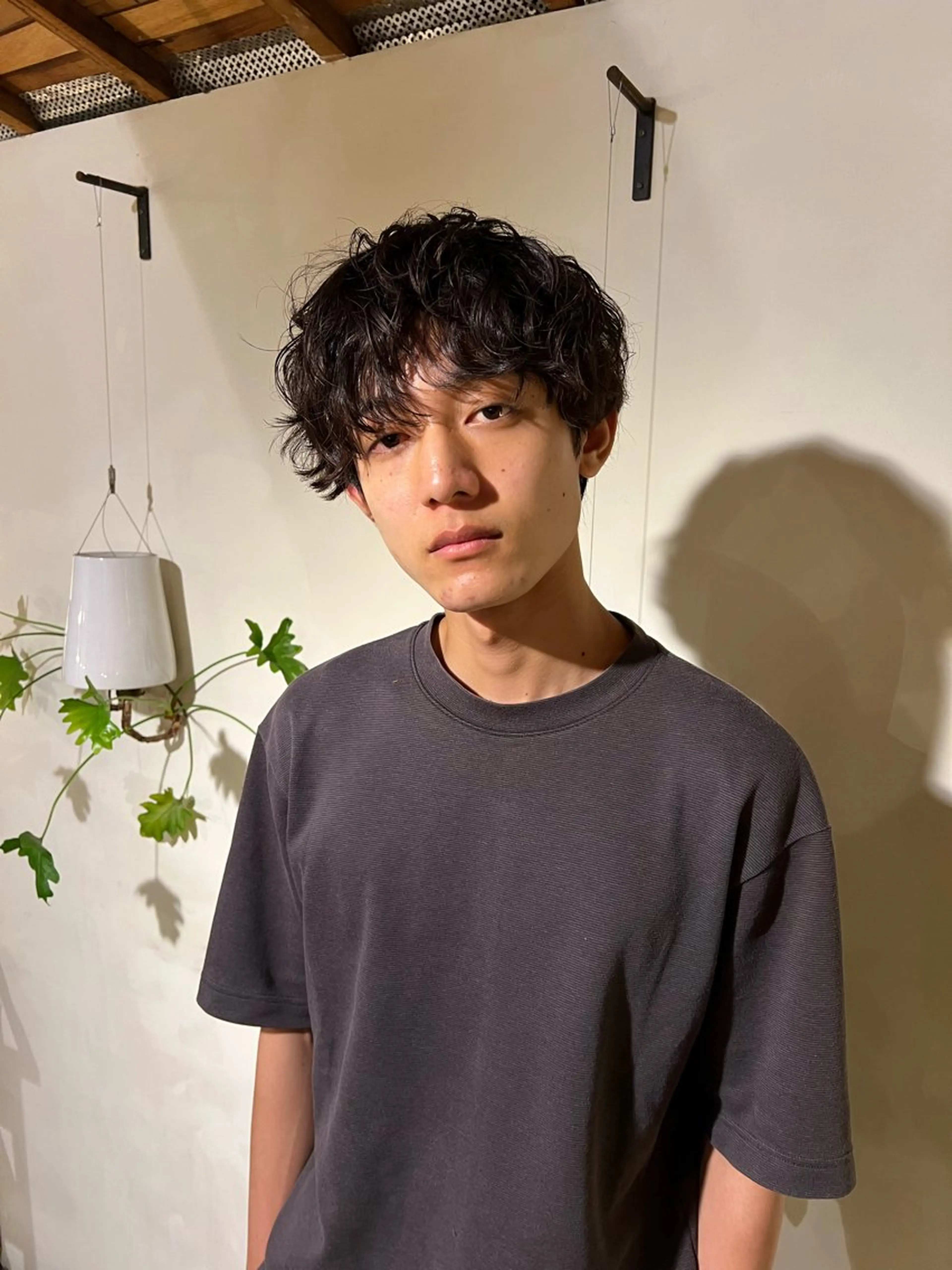 ショート パーマ メンズ 村田 智也のヘアスタイル