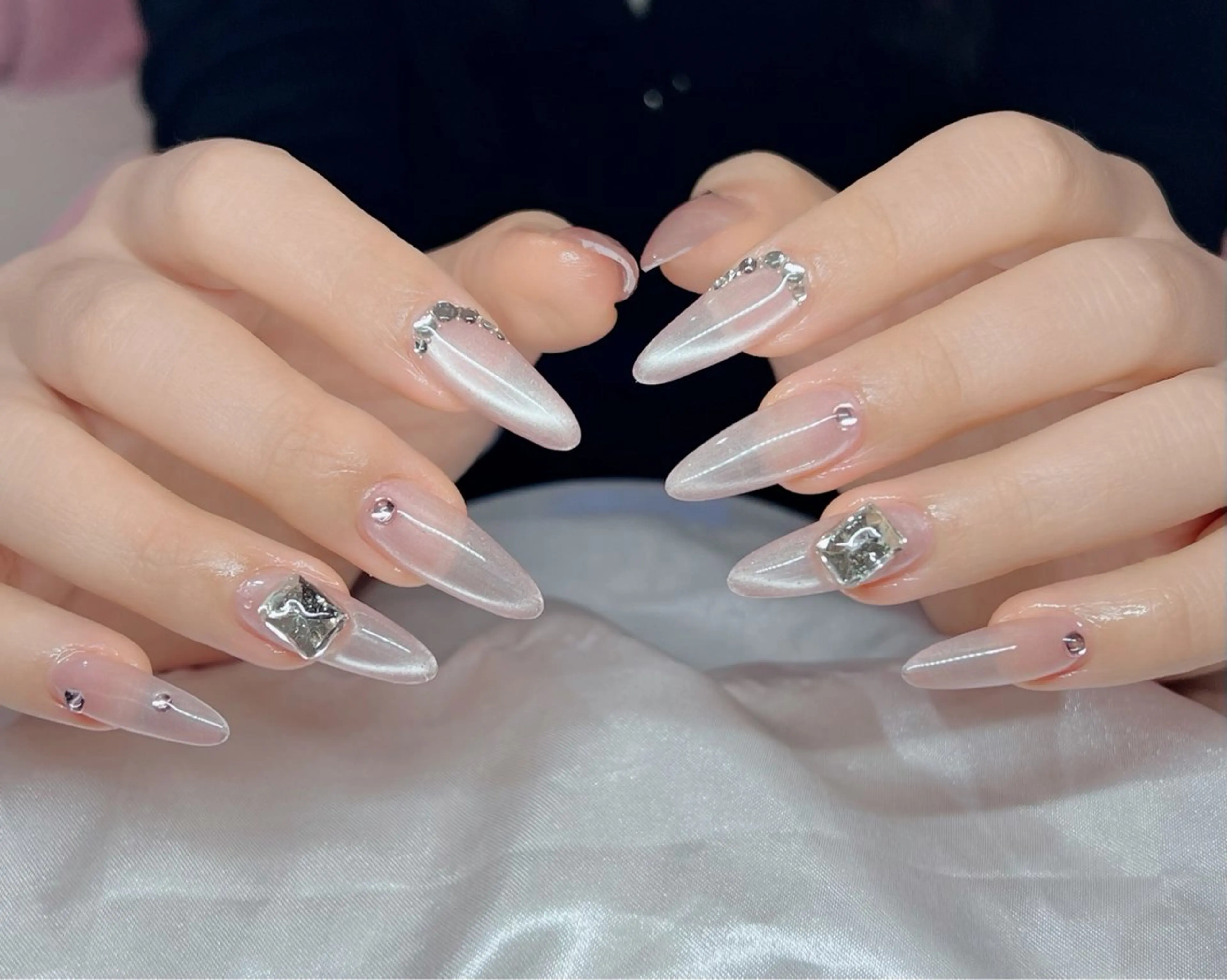 ネイル 🎀PG🩵 ネイルサロンのネイルデザイン