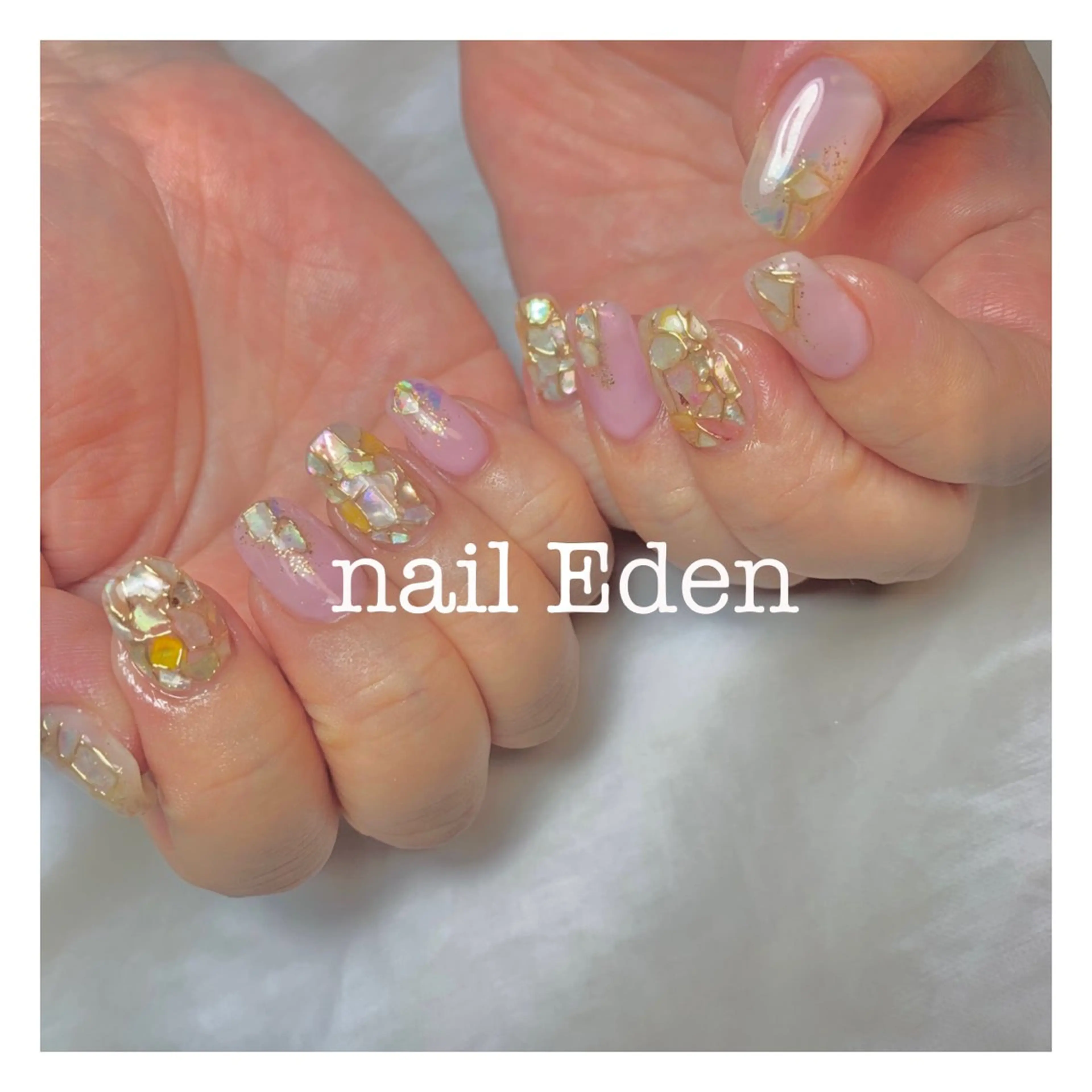 ネイル 持ち込み ハンドネイル ハンドケア Eden　private nail saron所属・Eden ♾️のネイルデザイン