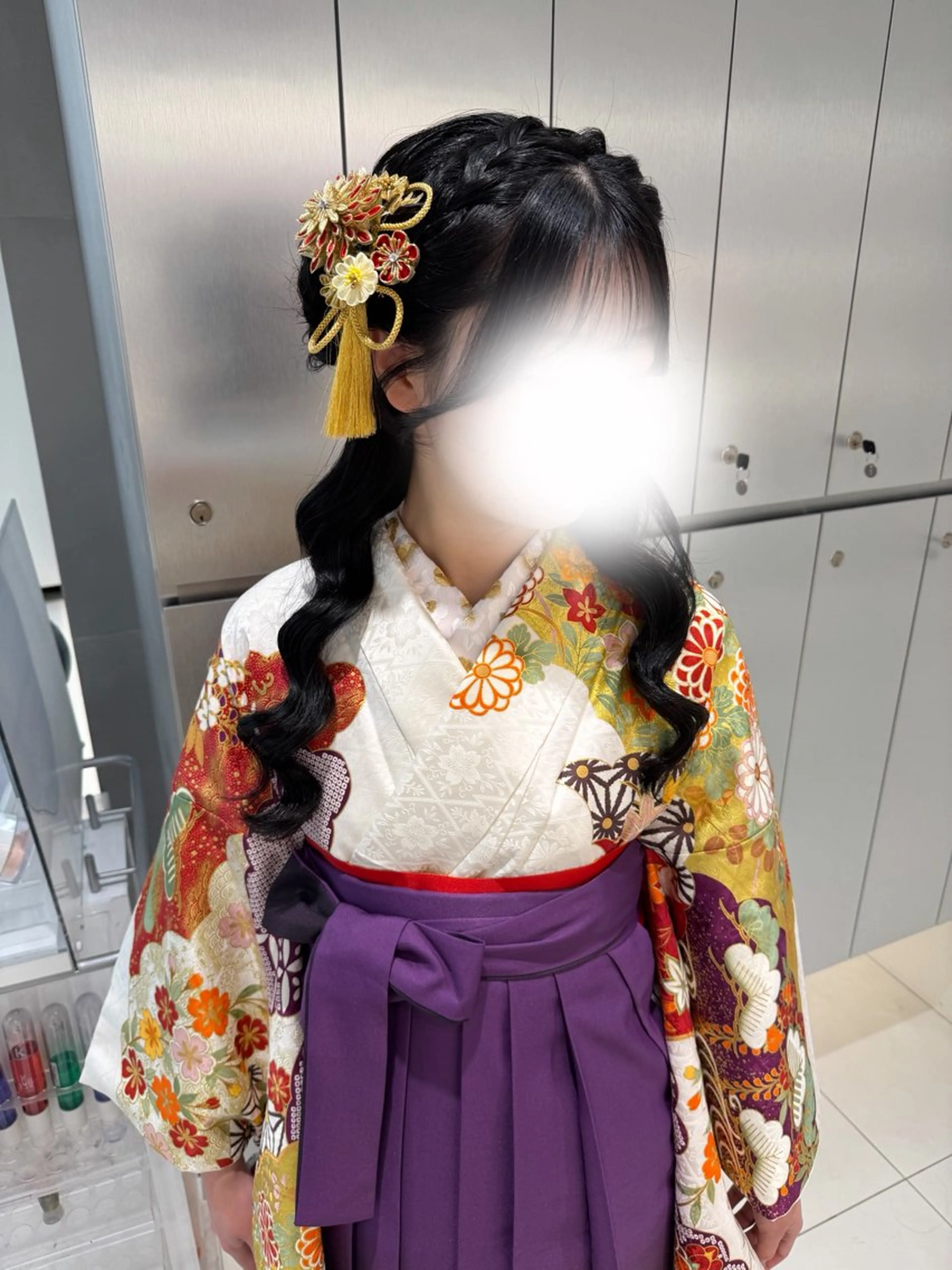 ヘアアレンジ 着付け ヘアセット🎀耳つぼ 👂💎MONAMIのヘアスタイル