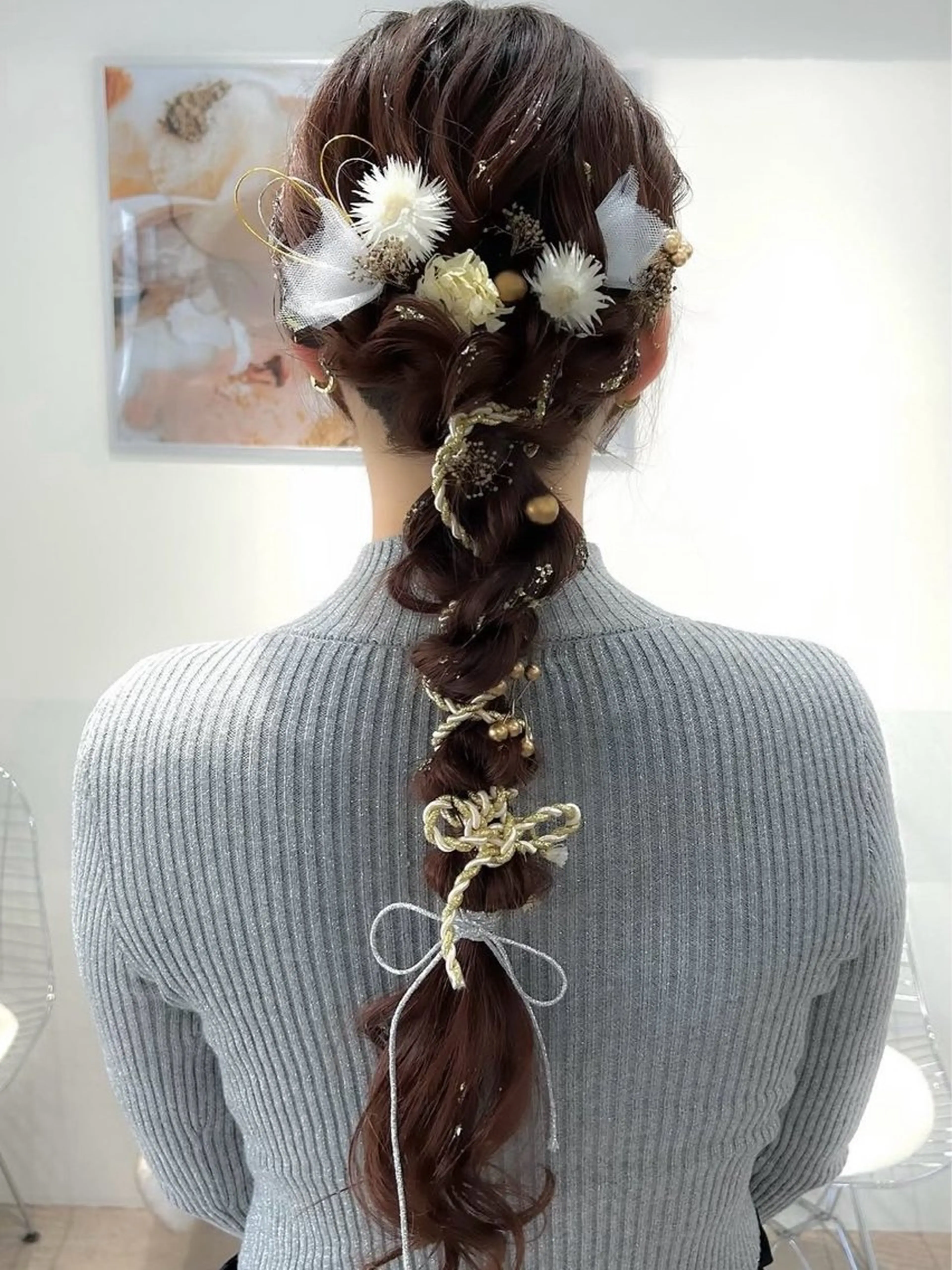 ロング ヘアアレンジ ヘアセット 卒業式ヘアセット🎀 ヘアアレンジのヘアスタイル