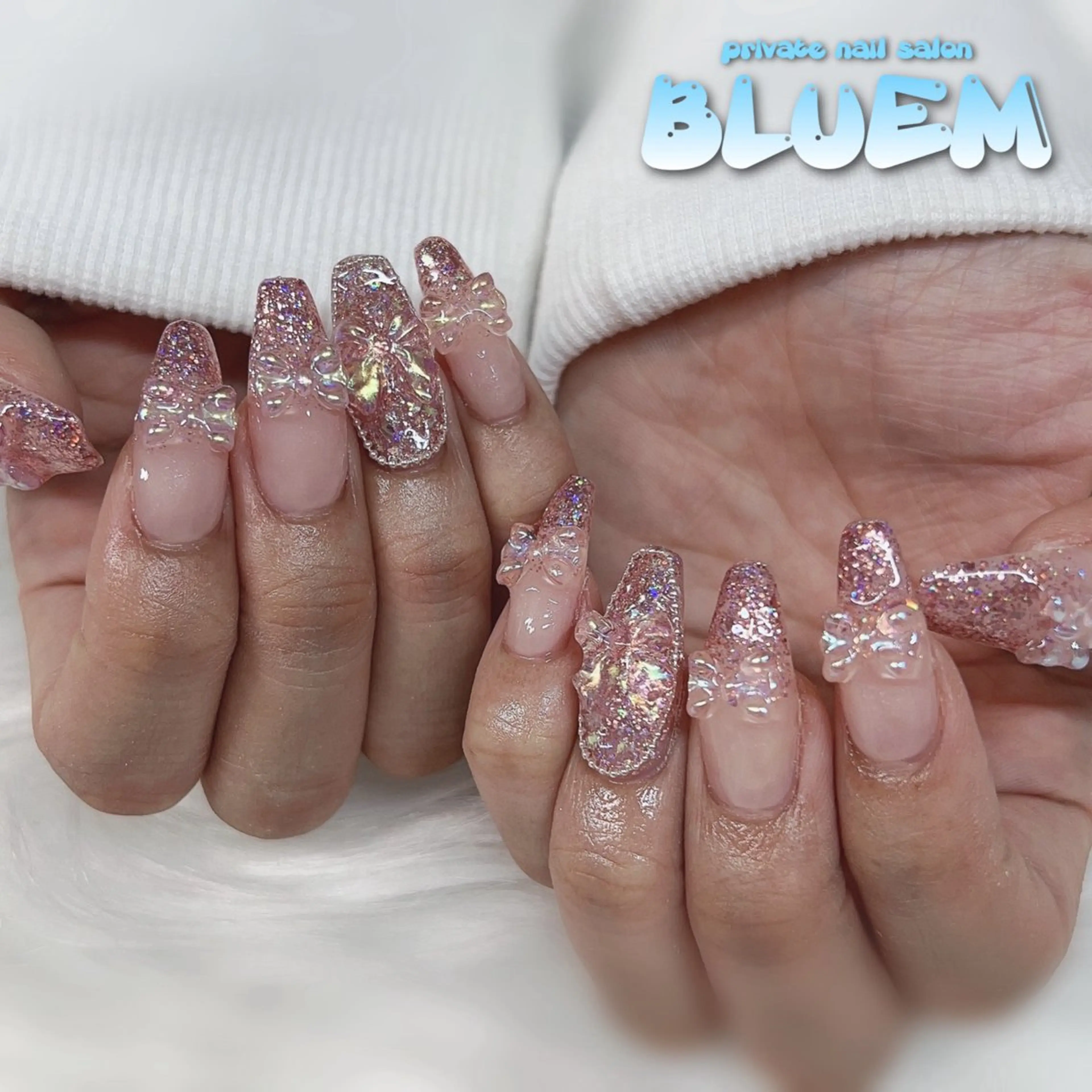 ネイル ハンドネイル BLUEM なな🐶のネイルデザイン