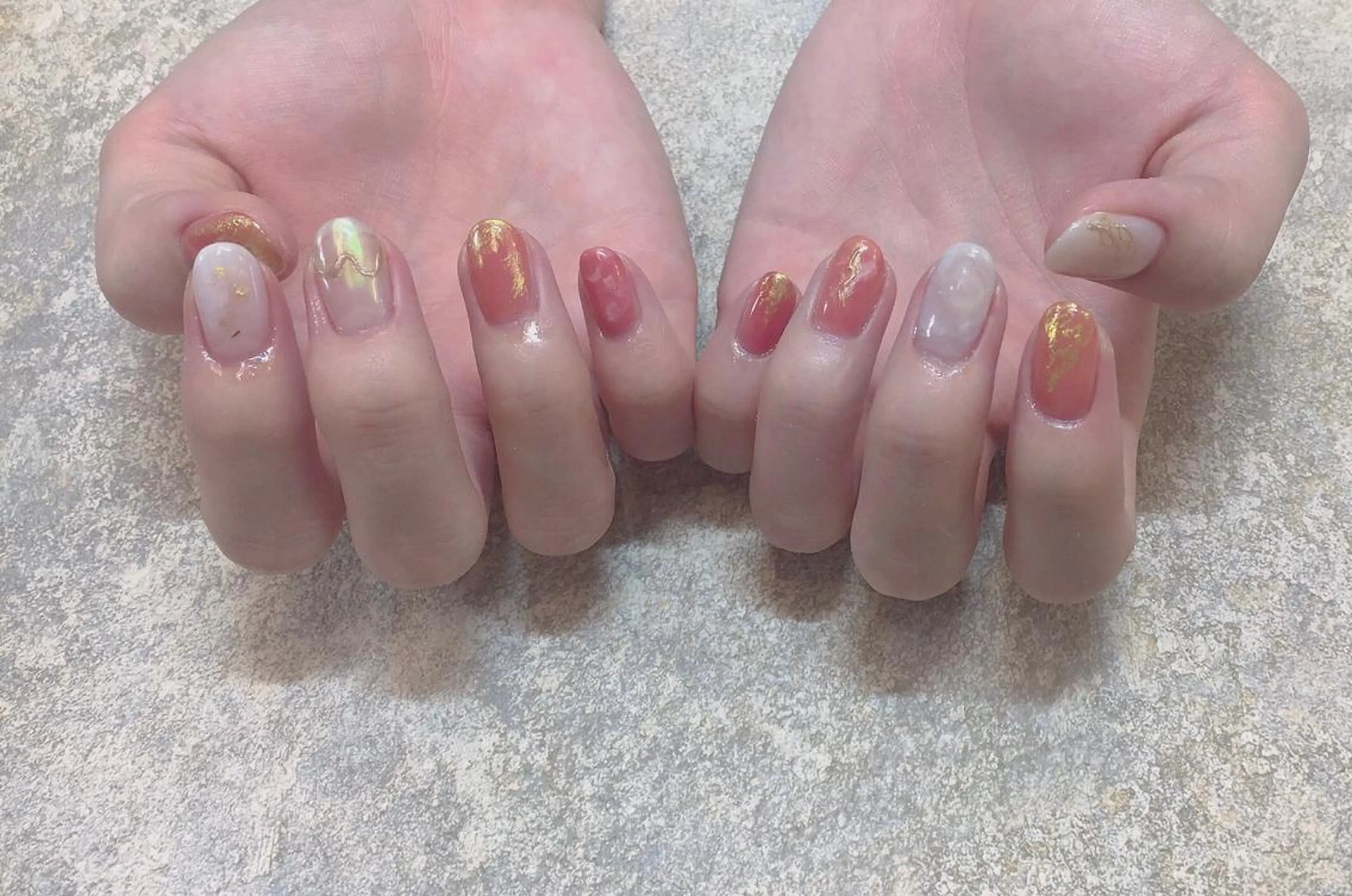 ネイル ハンドネイル LOVE NAIL 💕Sonoのネイルデザイン