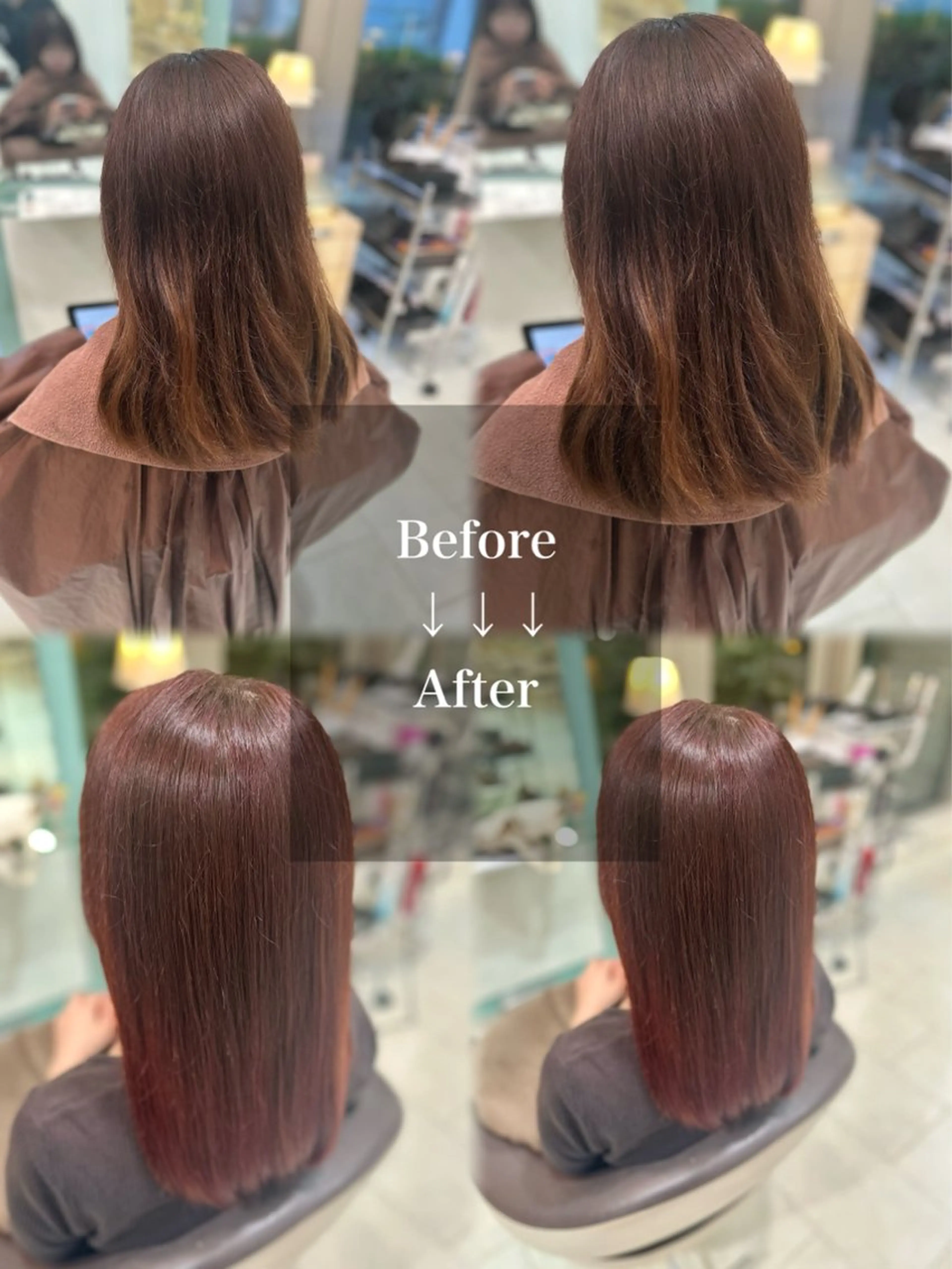 カラー 🦄 岡田 詠 🦄のヘアスタイル