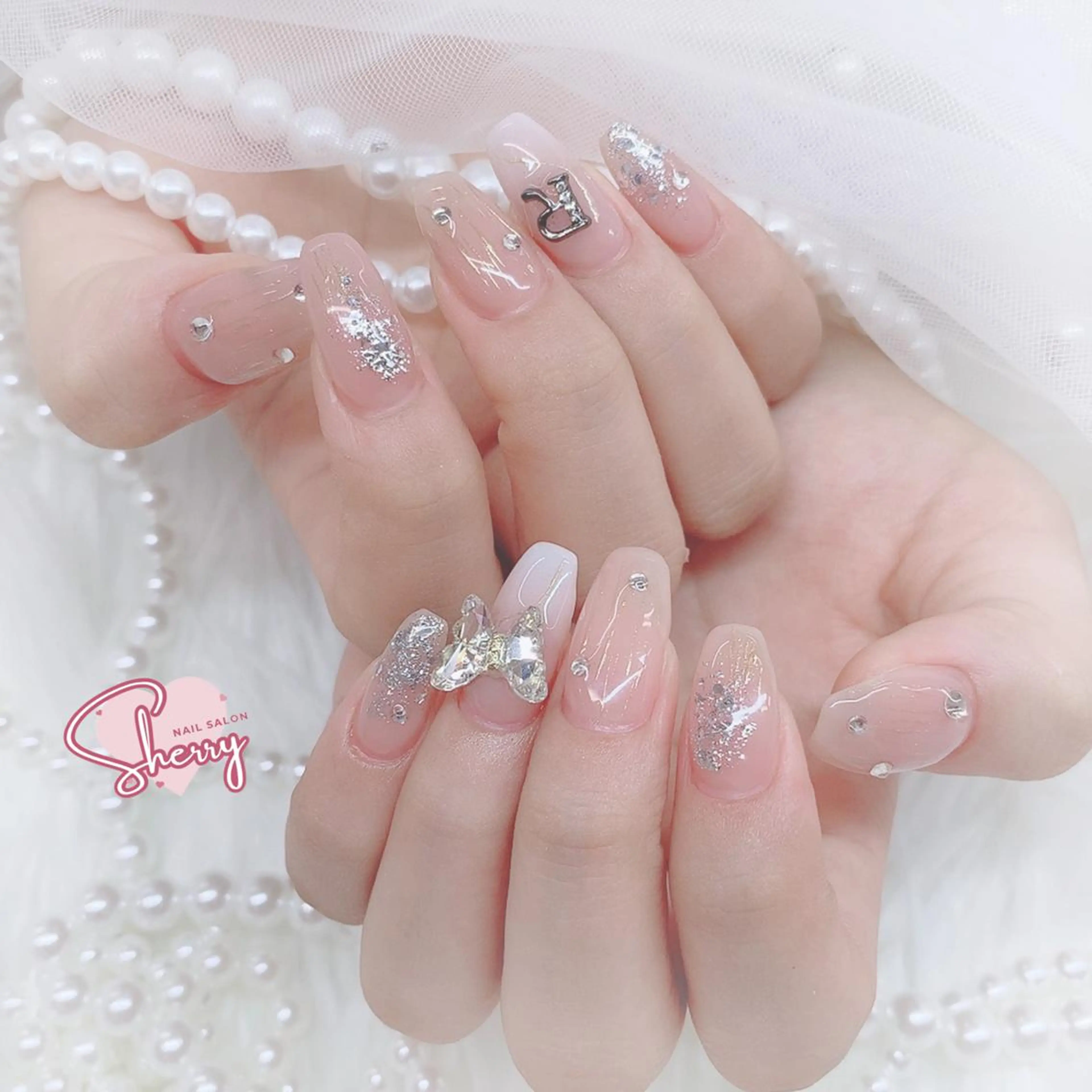 ネイル アートネイル チークネイル フットネイル ジェルネイル キラキラネイル moe自宅ネイルサロン所属・萌 自宅ネイルサロンのネイルデザイン