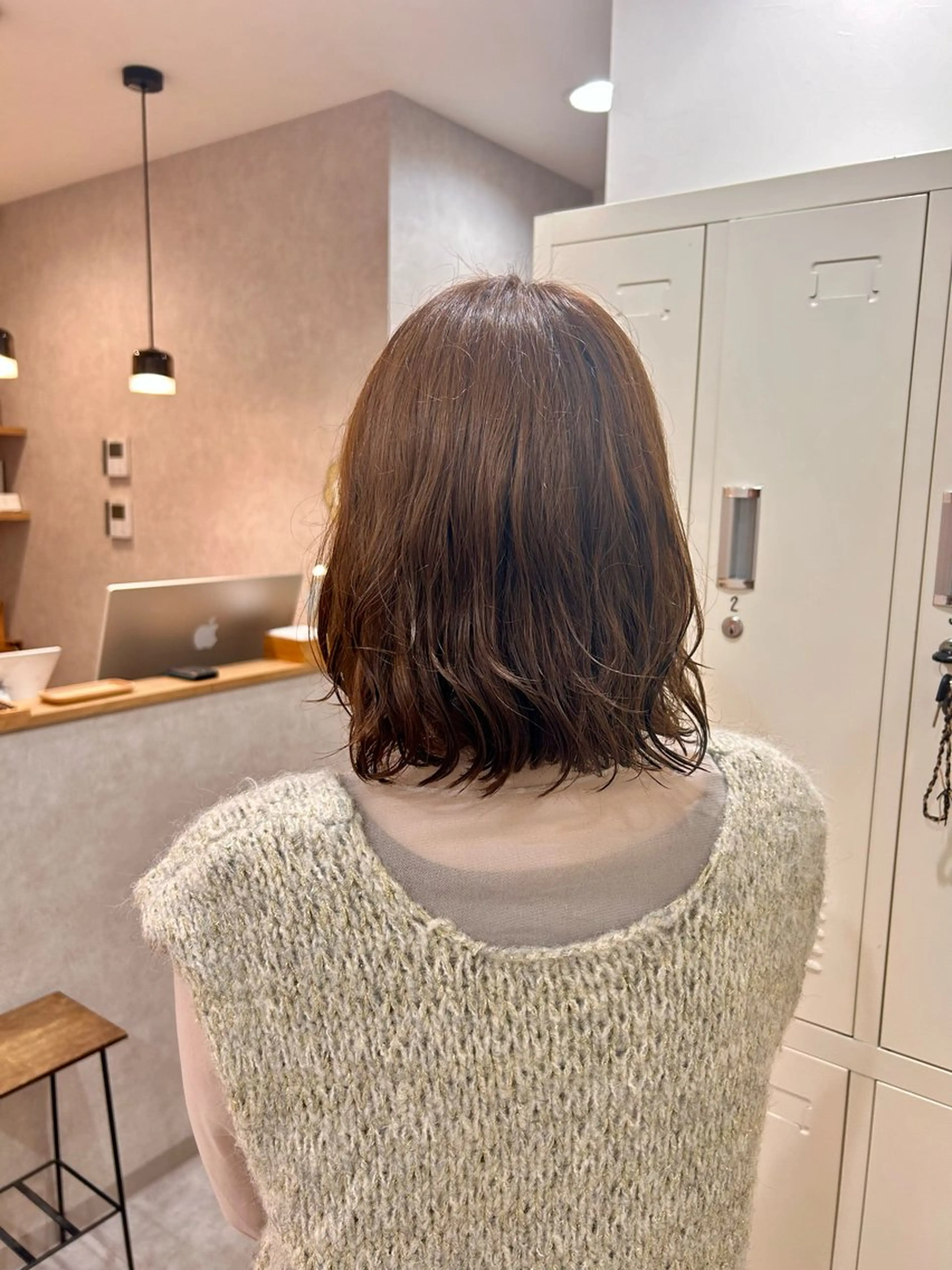 ミディアム ボブ/暖色カラー 🎧 kei 🎀のヘアスタイル