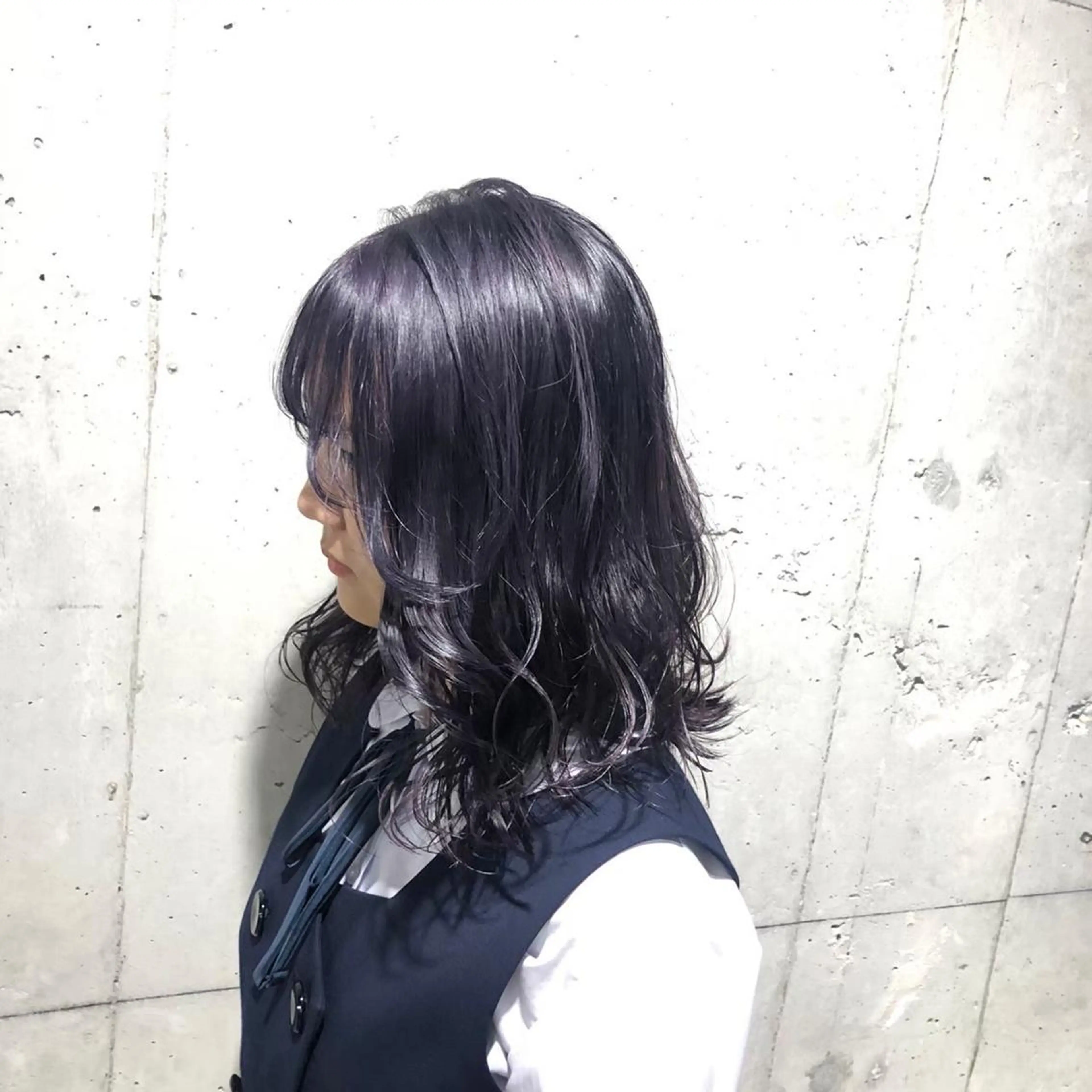 セミロング カラー 🔷横浜1のパーマ 職人🔷将太郎のヘアスタイル